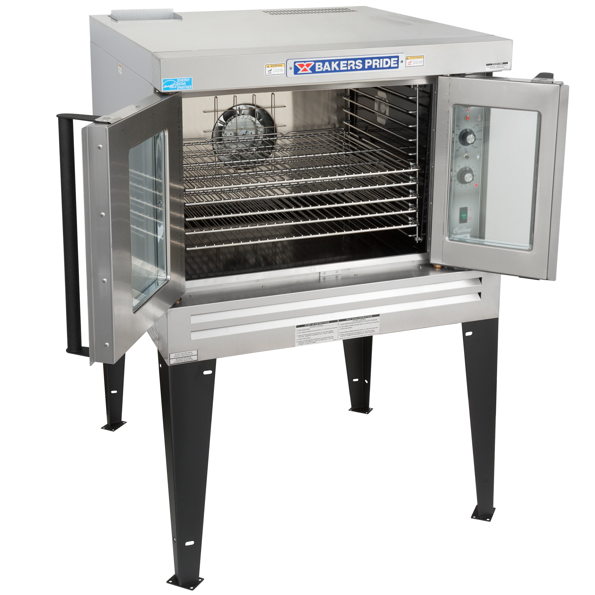 Bakers Pride BCOG1 Cyclone Series Natural Gas Single Deck Full Size