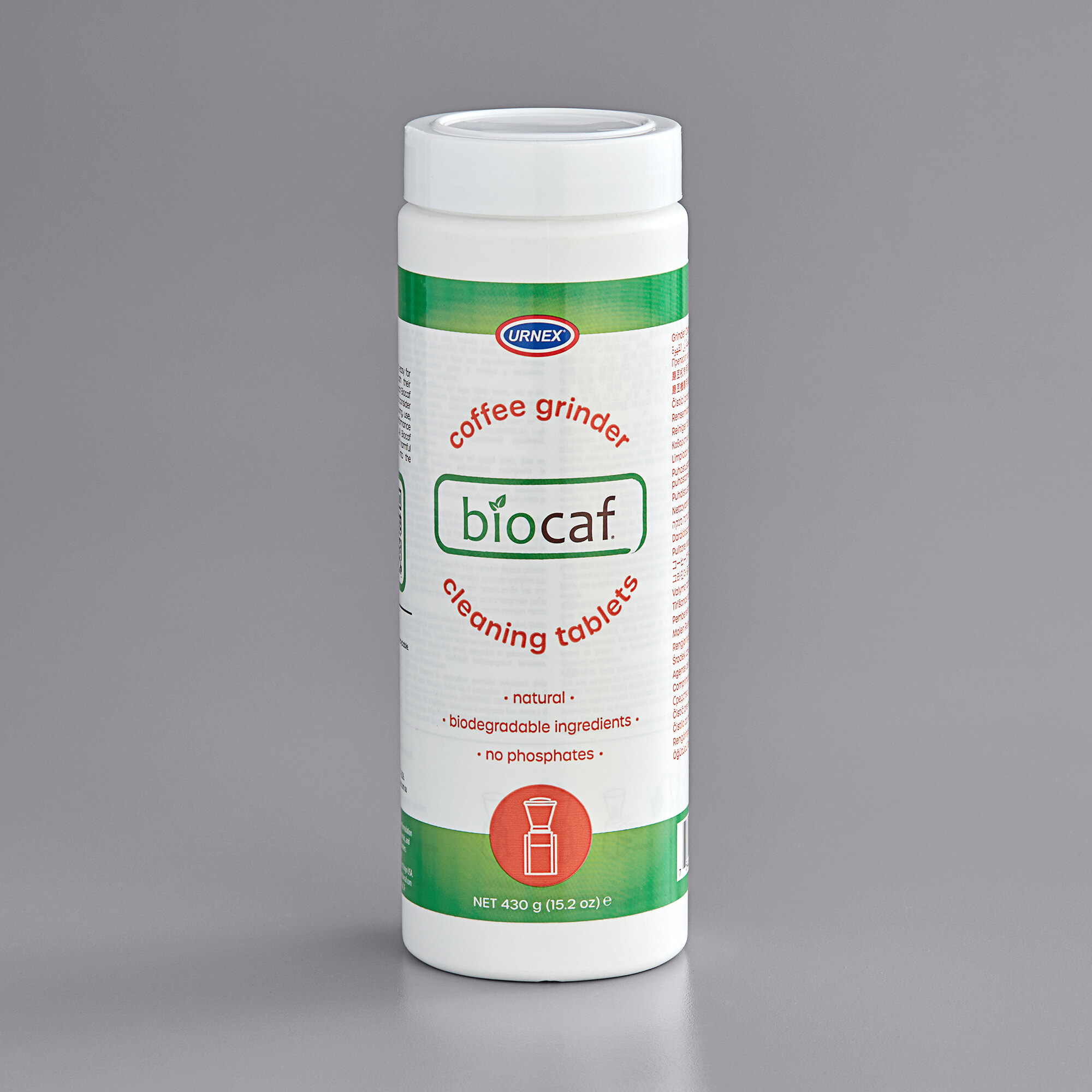 Urnex Biocaf Coffee Grinder Cleaner Tablets (430 Grams)