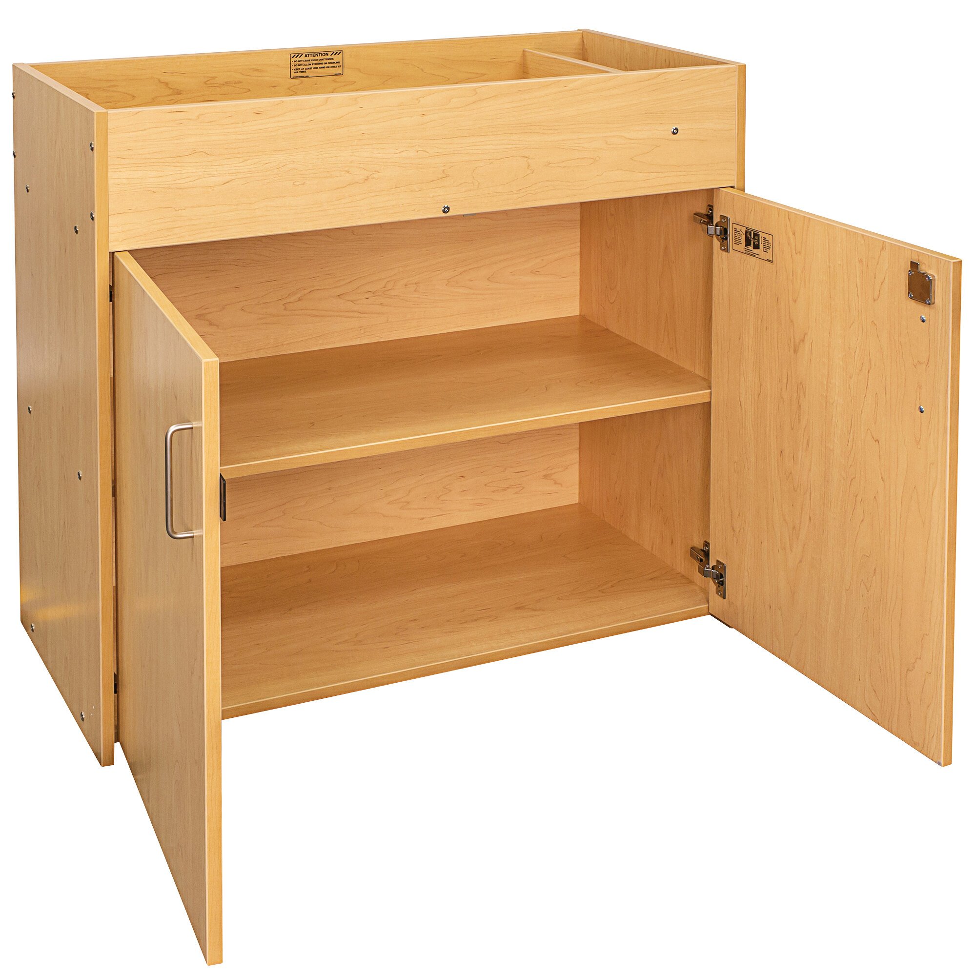 Tot Mate TMU701A.S2222 Maple Laminate Infant Changing Table 41 1/2" x
