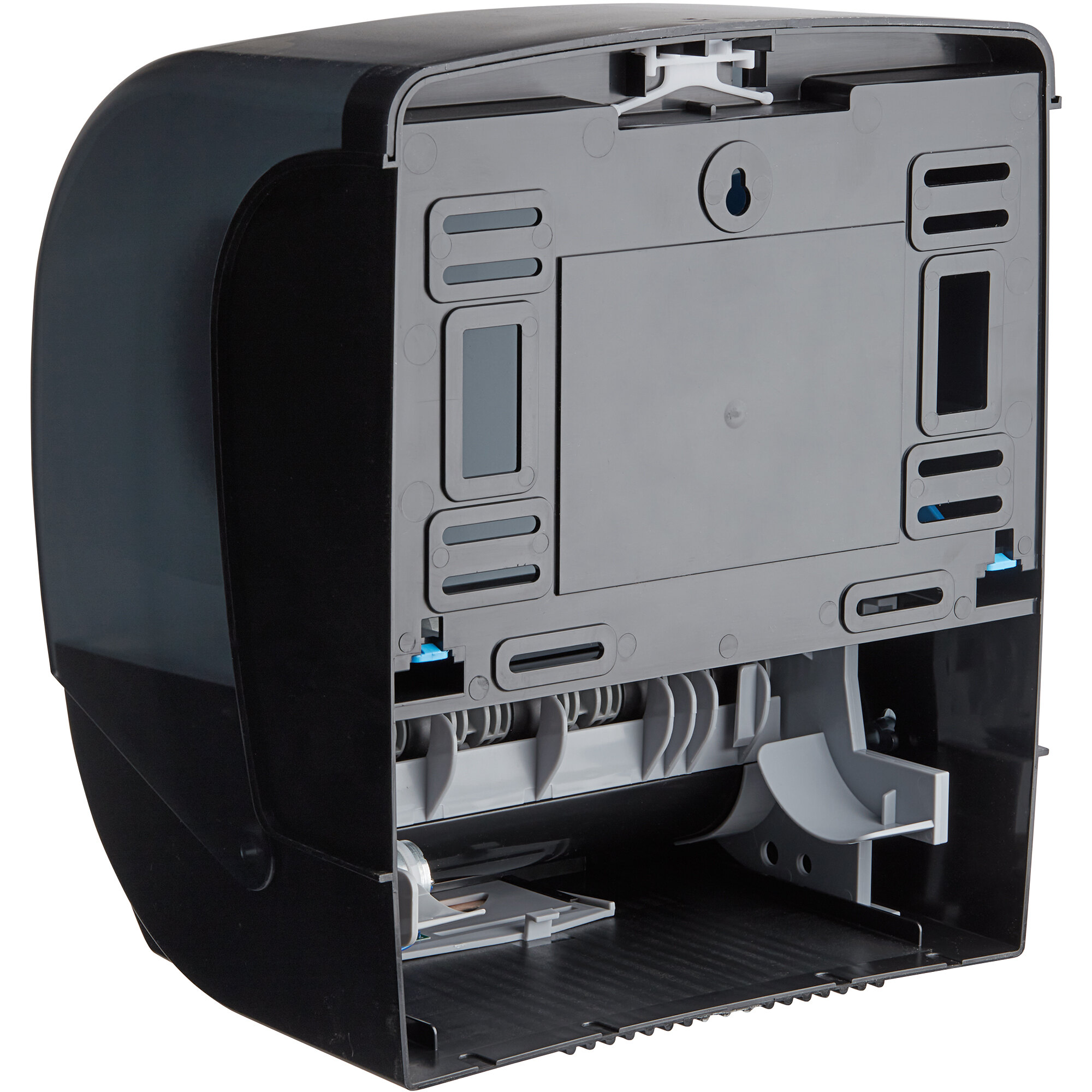 Hygenics Translucent Black HandsFree Paper Roll Towel Dispenser with Motion Sensor