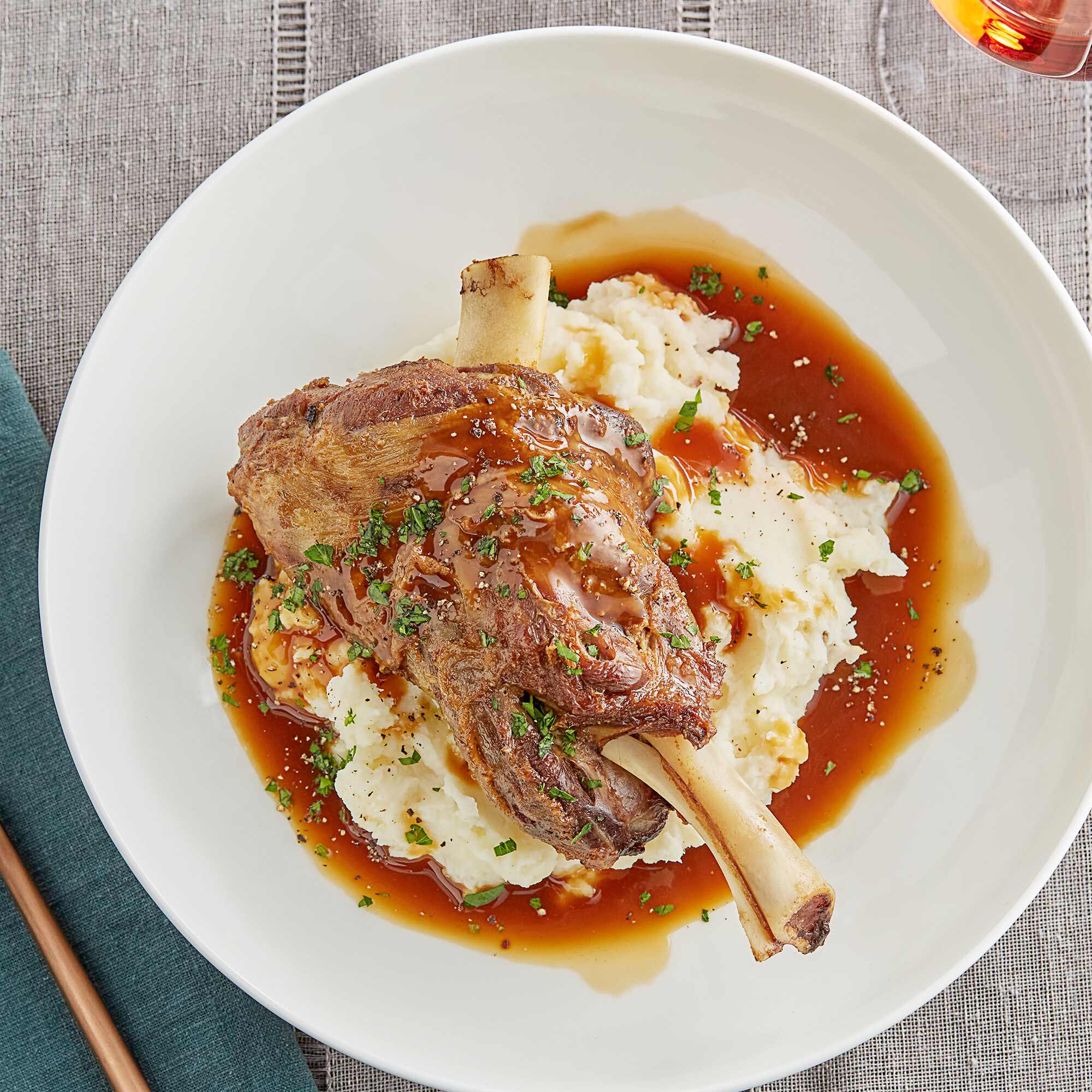 Strauss 1 lb. Australian GrassFed Lamb Fore Shank 30/Case