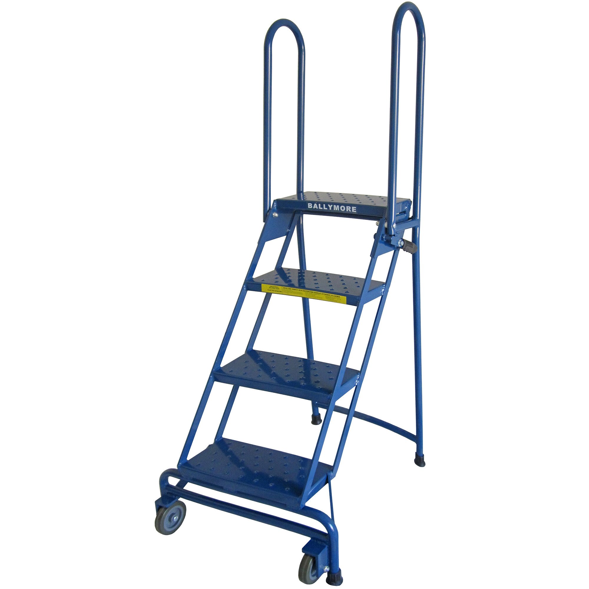 Ballymore Als4247 Lock N Stock 4 Step Blue Heavy Duty Aluminum Folding