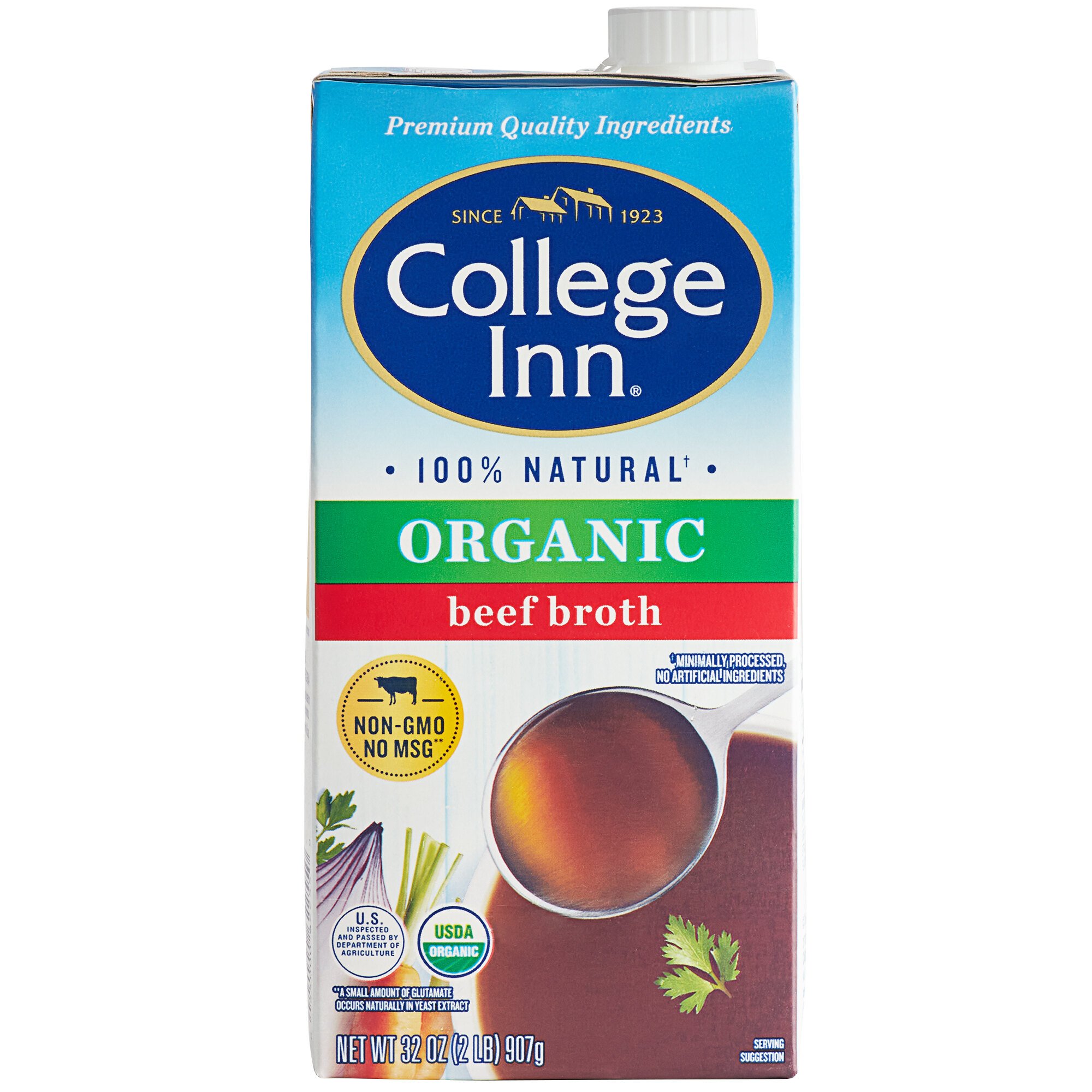 College Inn 32 oz. Organic Beef Broth 12/Case