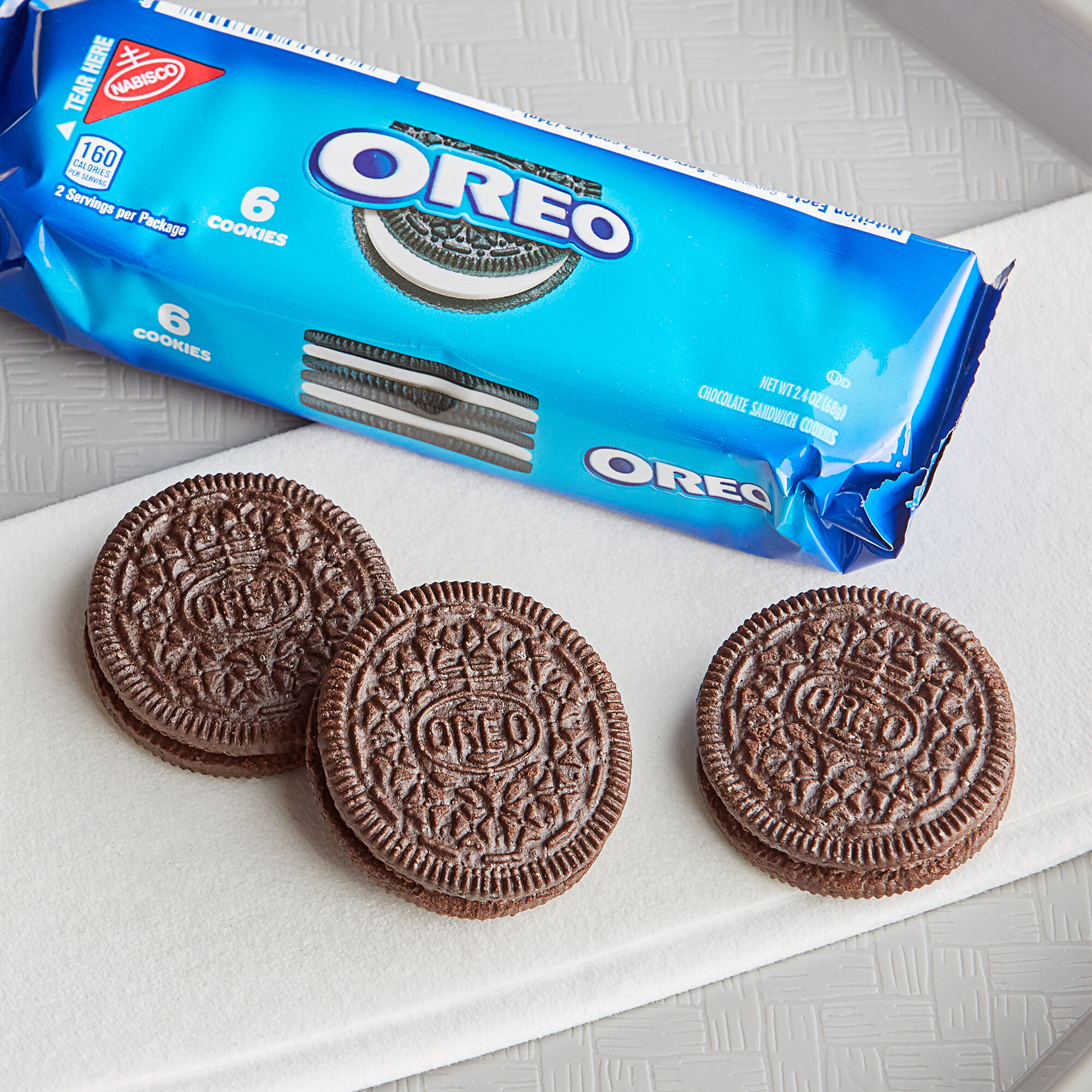 Nabisco Oreo 6Count (2.4 oz.) Cookie Sleeve 48/Case