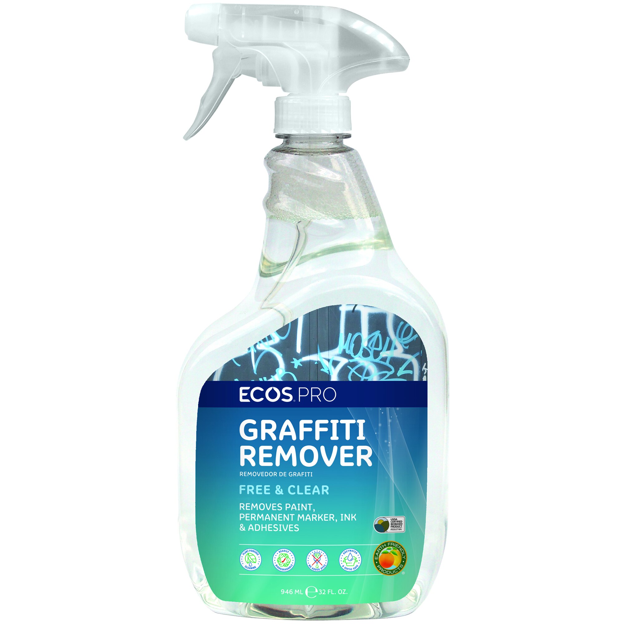 ECOS PL9347/6 Pro 32 oz. Graffiti Remover Spray Bottle 6/Case