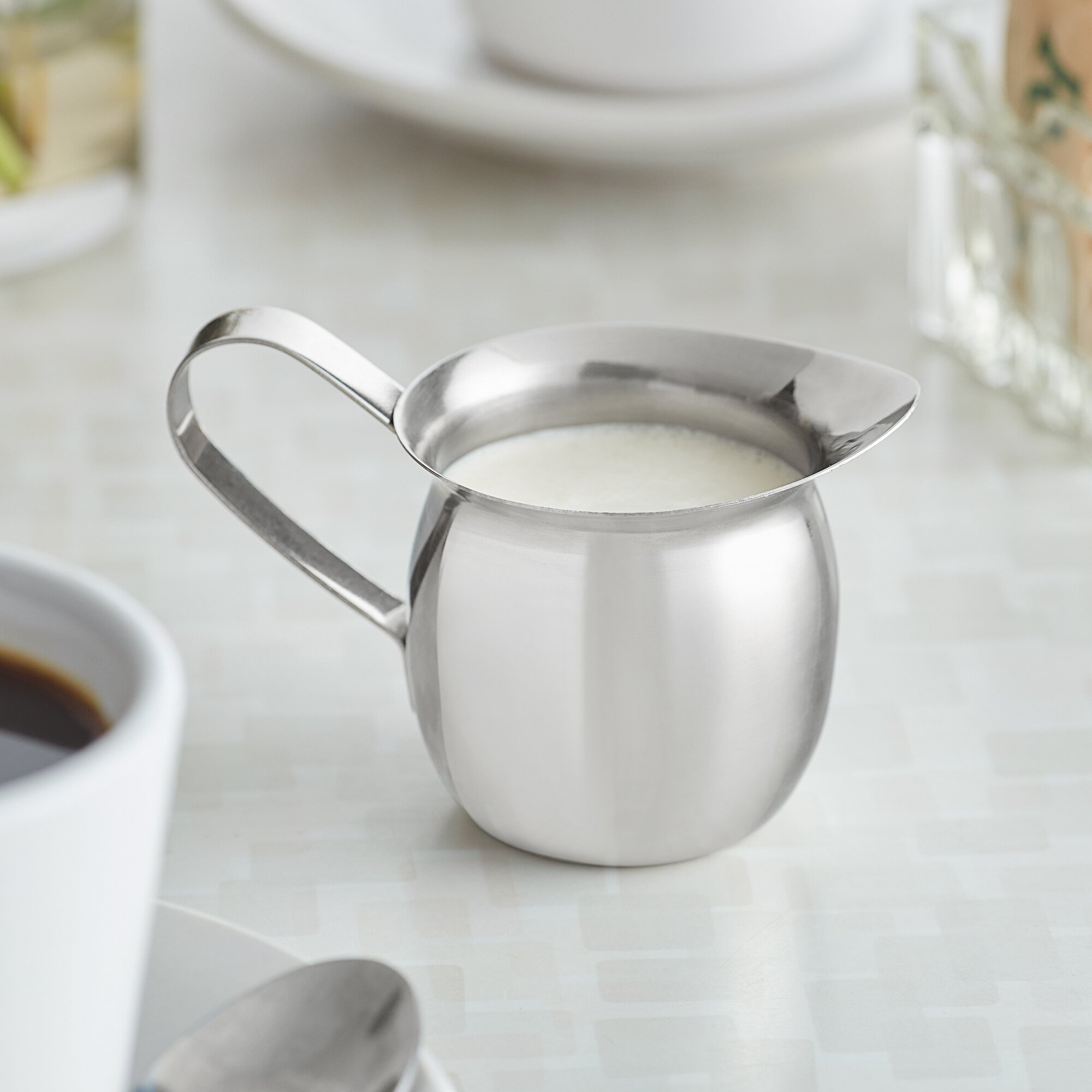 Vollrath 46005 5 Oz Stainless Steel Bell Creamer