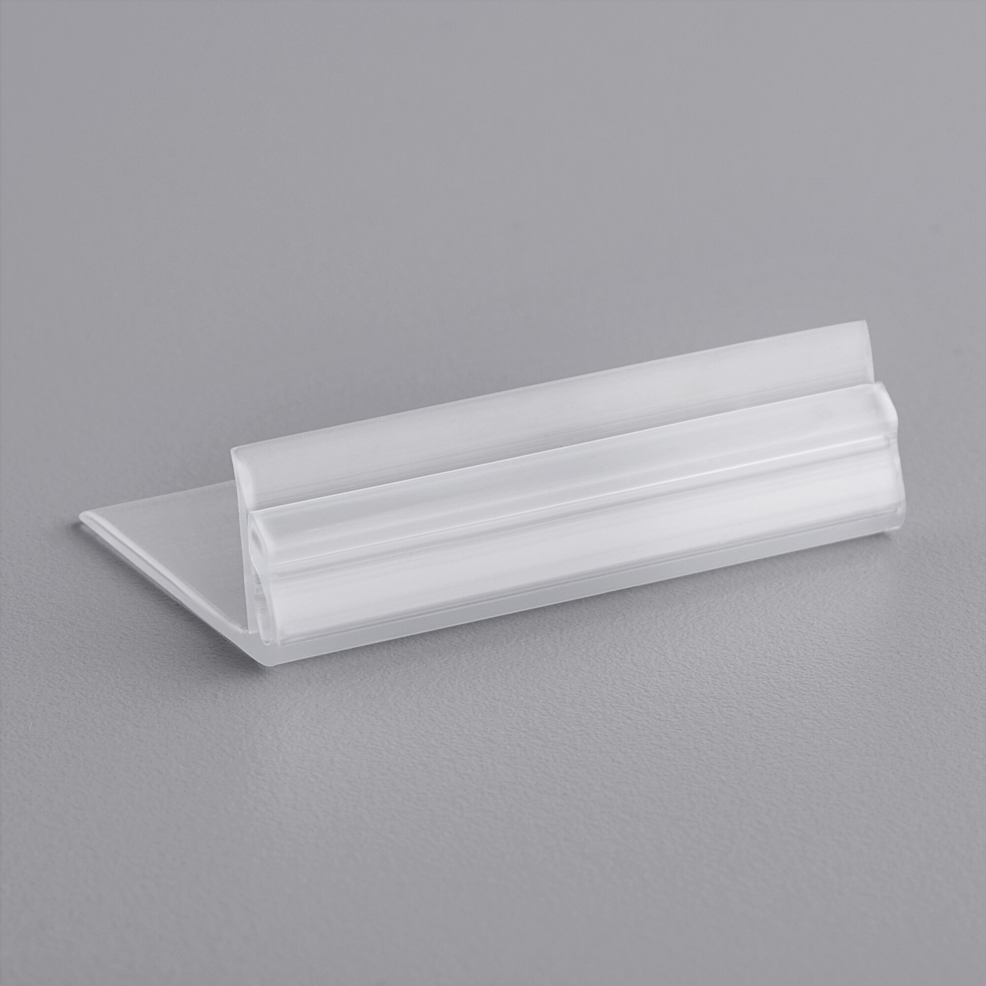 2" x 1/2" Clear Plastic Deli Tag Holder