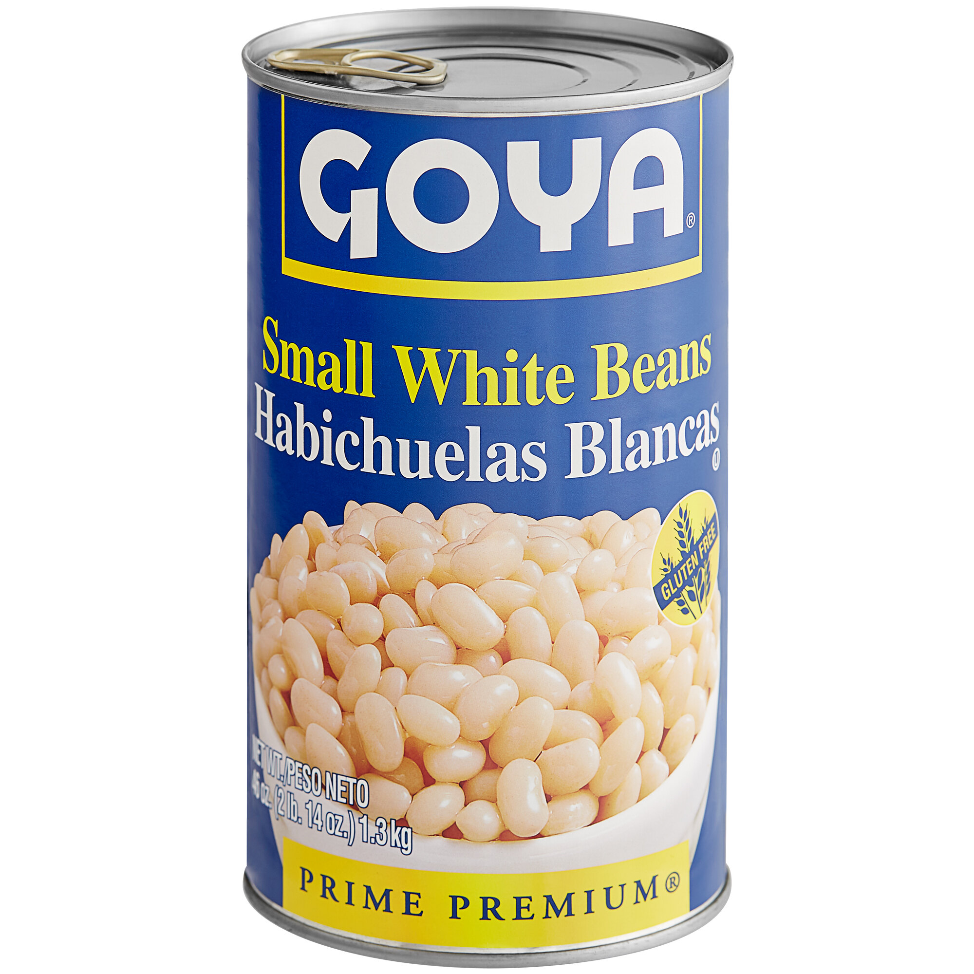 Goya 47 oz. Small White Beans 12/Case