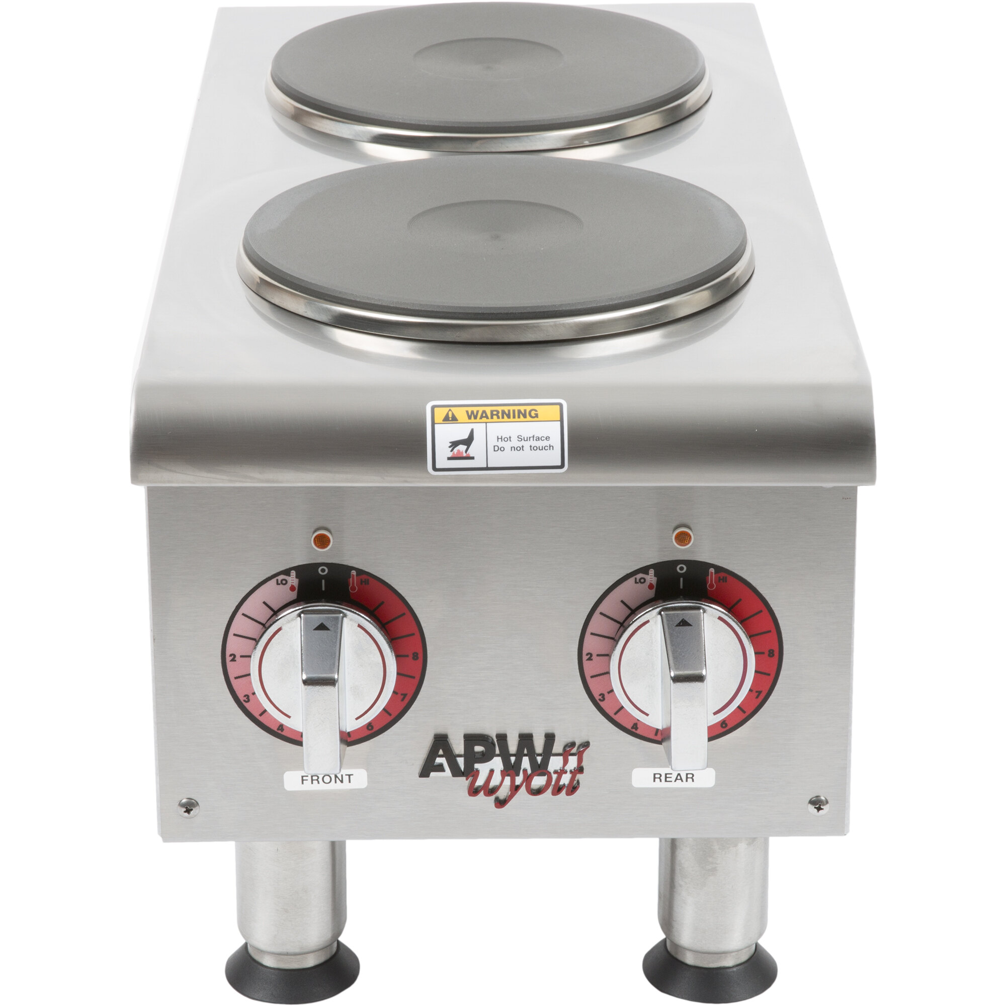 APW Wyott SEHPi Dual Solid Burner Countertop Electric Range 208V