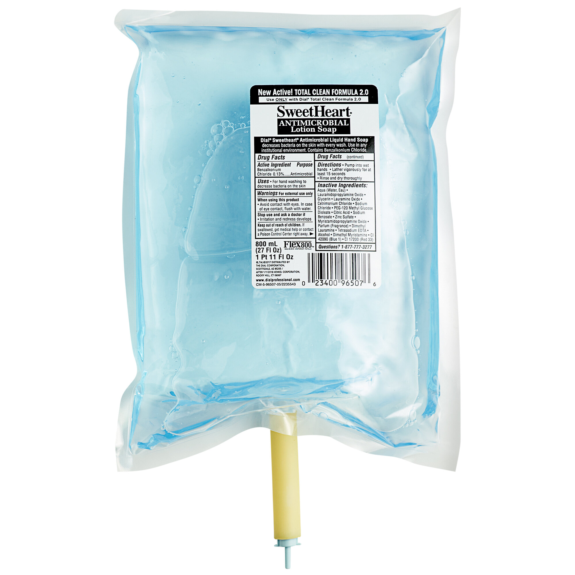 Dial 2147744 Sweetheart 800 mL Lotion Soap Refill 12/Case