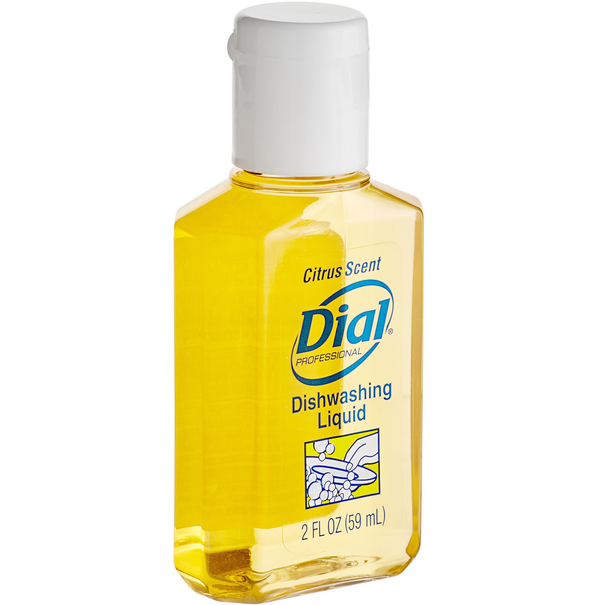 Dial Professional DIA32954 2 oz. Citrus Scented Liquid Dish Soap - 144/Case