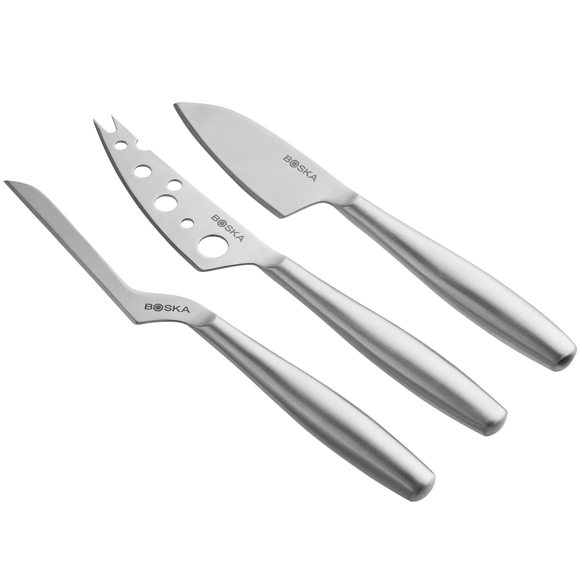 Boska 357615 Copenhagen 3Piece Stainless Steel Cheese Knife Set
