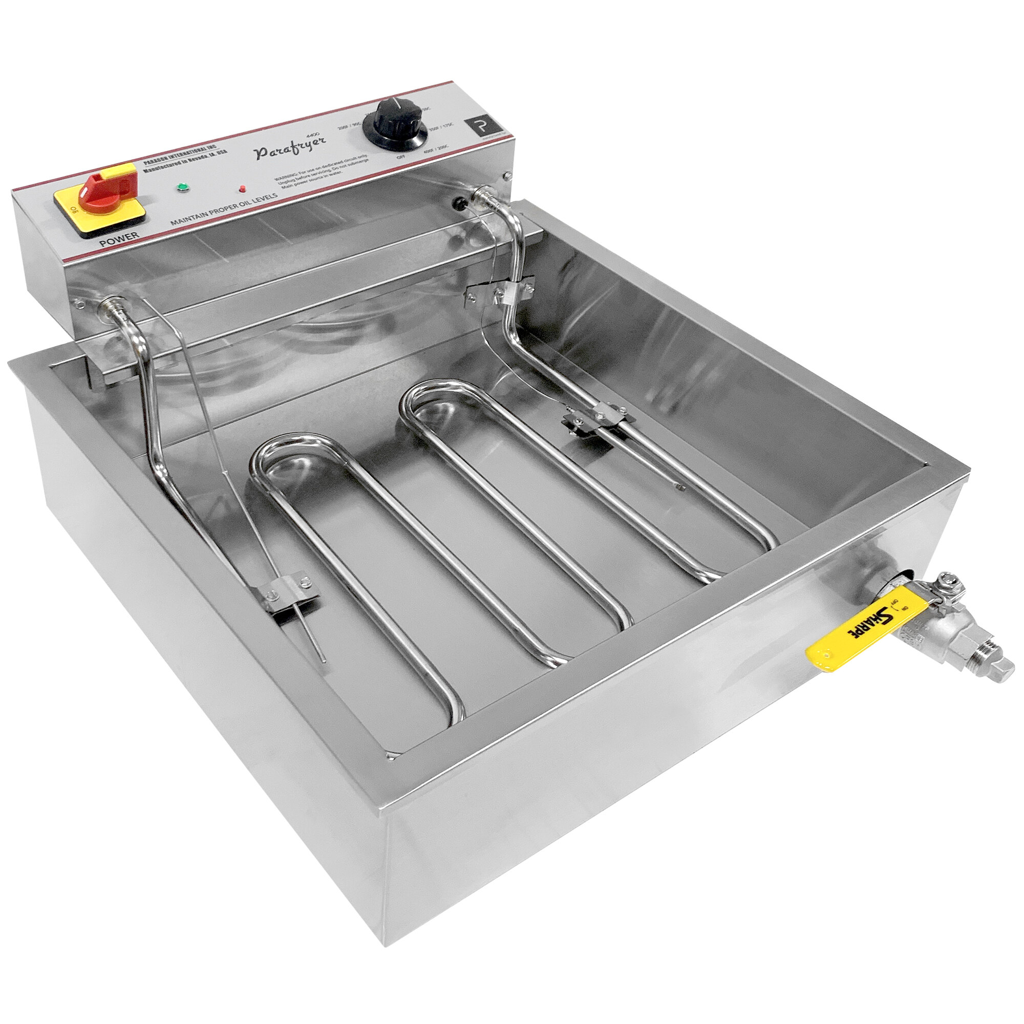 Paragon 9135 ParaFryer 25 lb. Shallow Pan Manual Funnel Cake Fryer