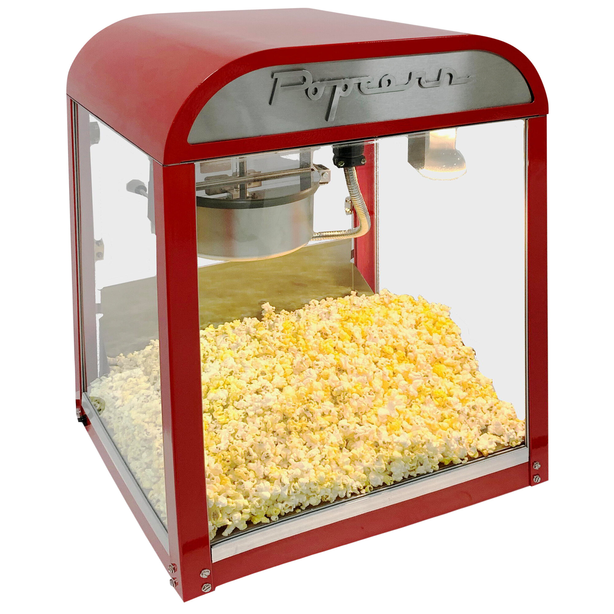 Paragon 1108950 1951 Diner Pop 8 Oz Popcorn Machine Popper 120v 1420w 