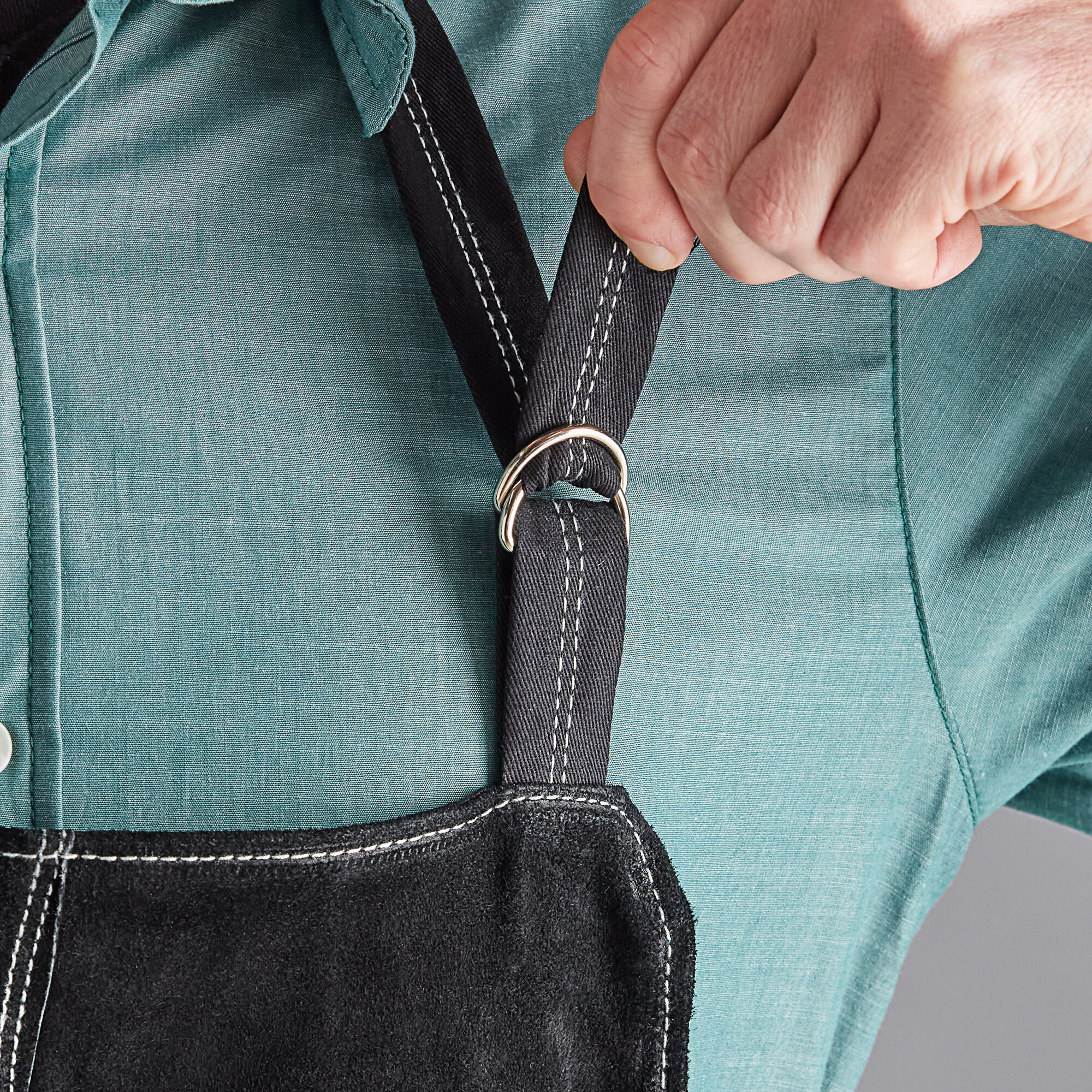 outset leather grill apron