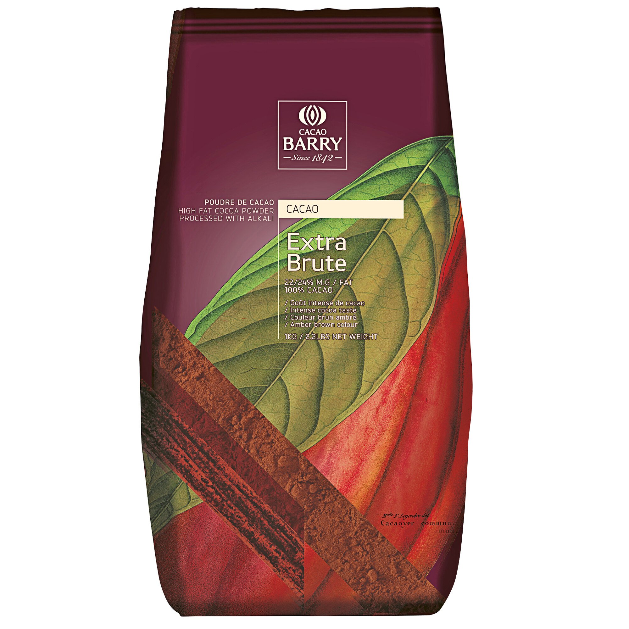 Cacao Barry Extra Brute Cocoa Powder 2.2 lb.