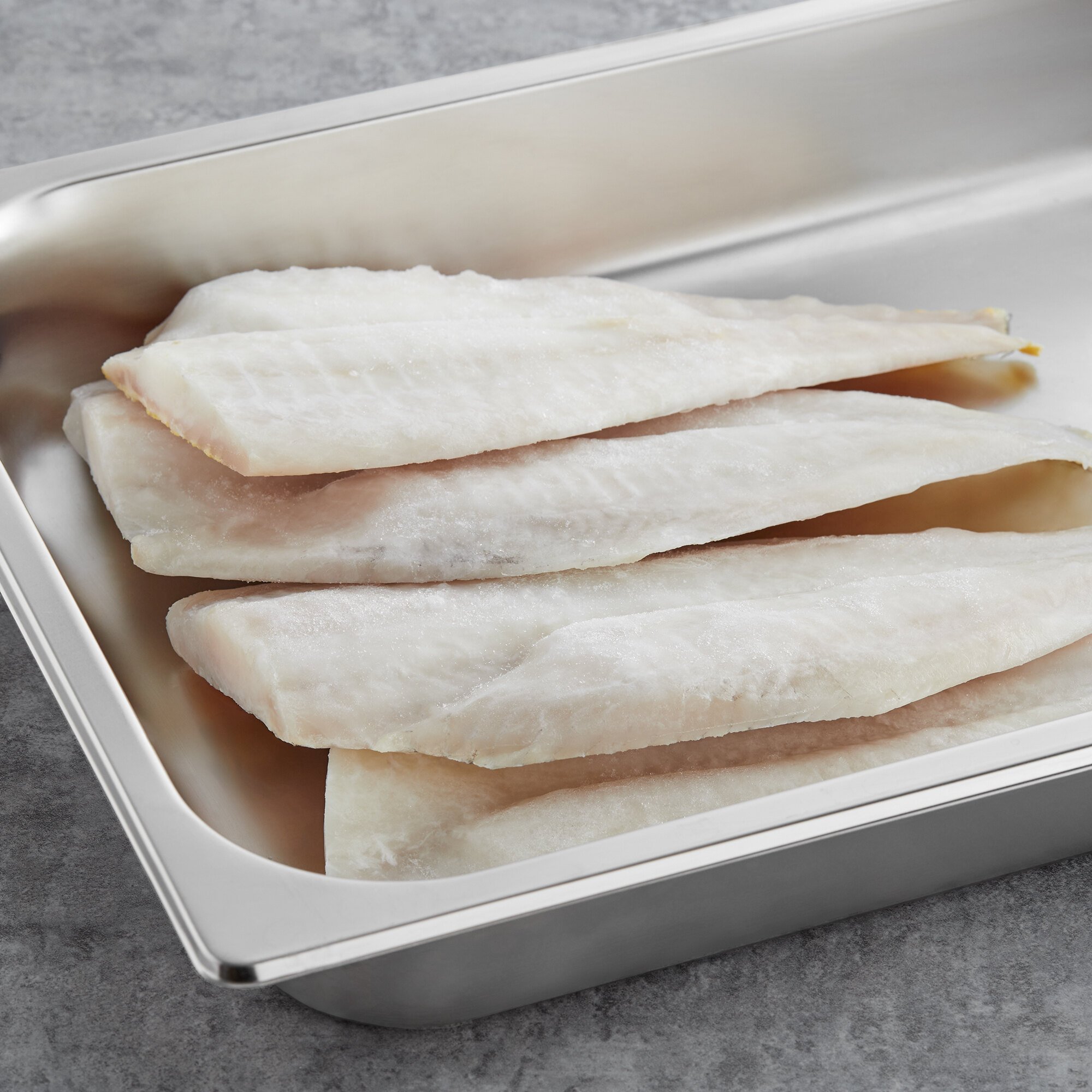 Eiland Urk 8 oz. Wild-Caught Holland Plaice Fillet Portions - 10 lb.