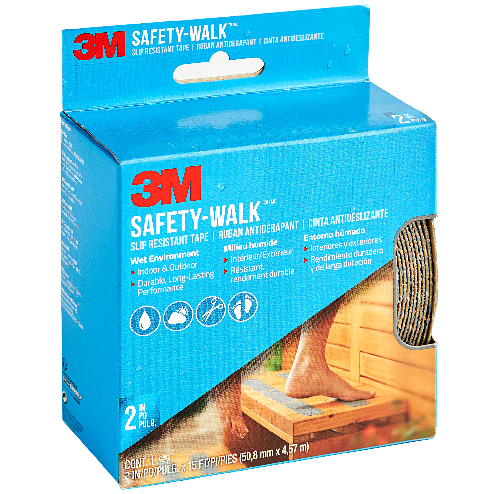 3M SafetyWalk SlipResistant Grey Tape staurantStore