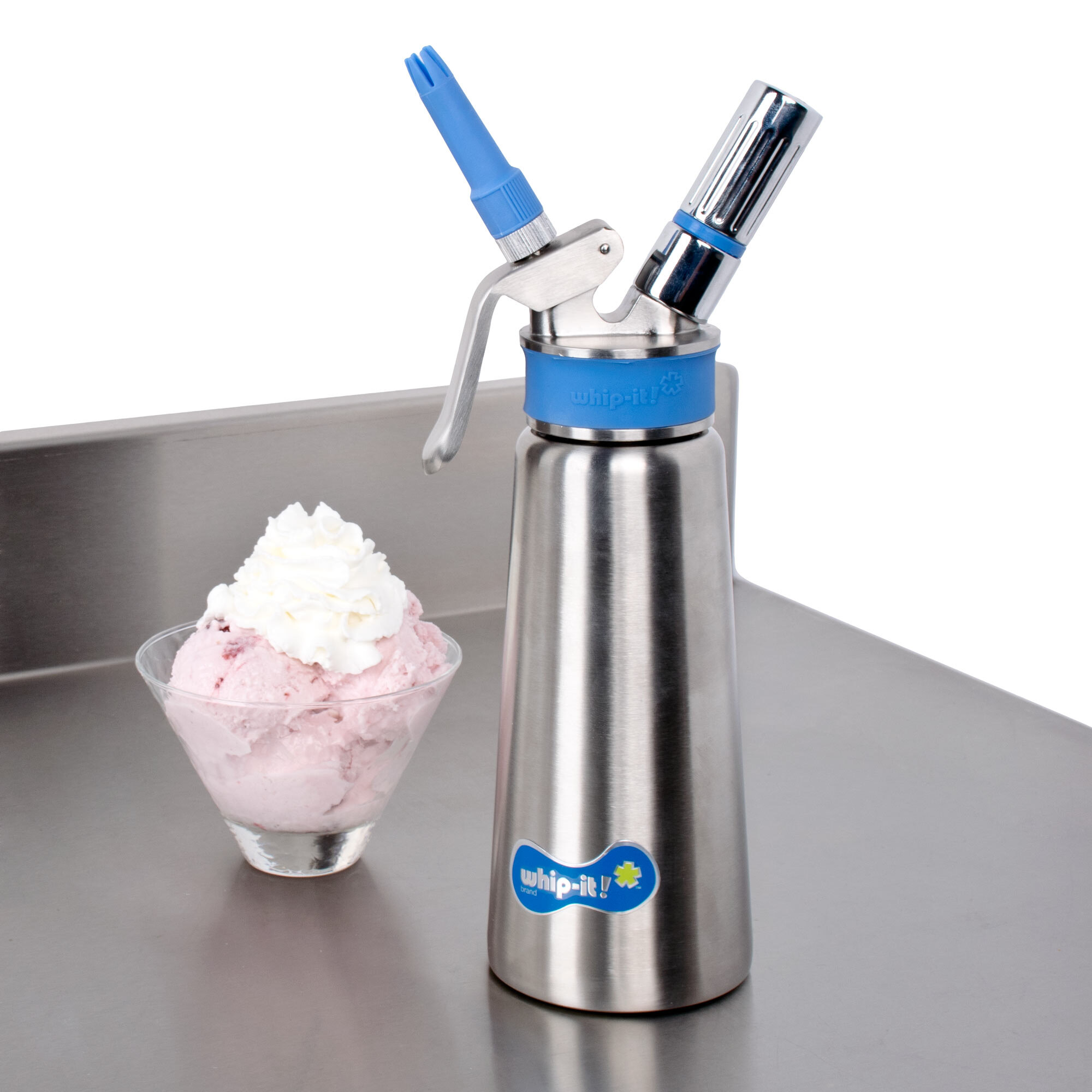 WhipIt SS Plus71 Specialist Plus 1/2 Liter Cream Whipper / Dispenser