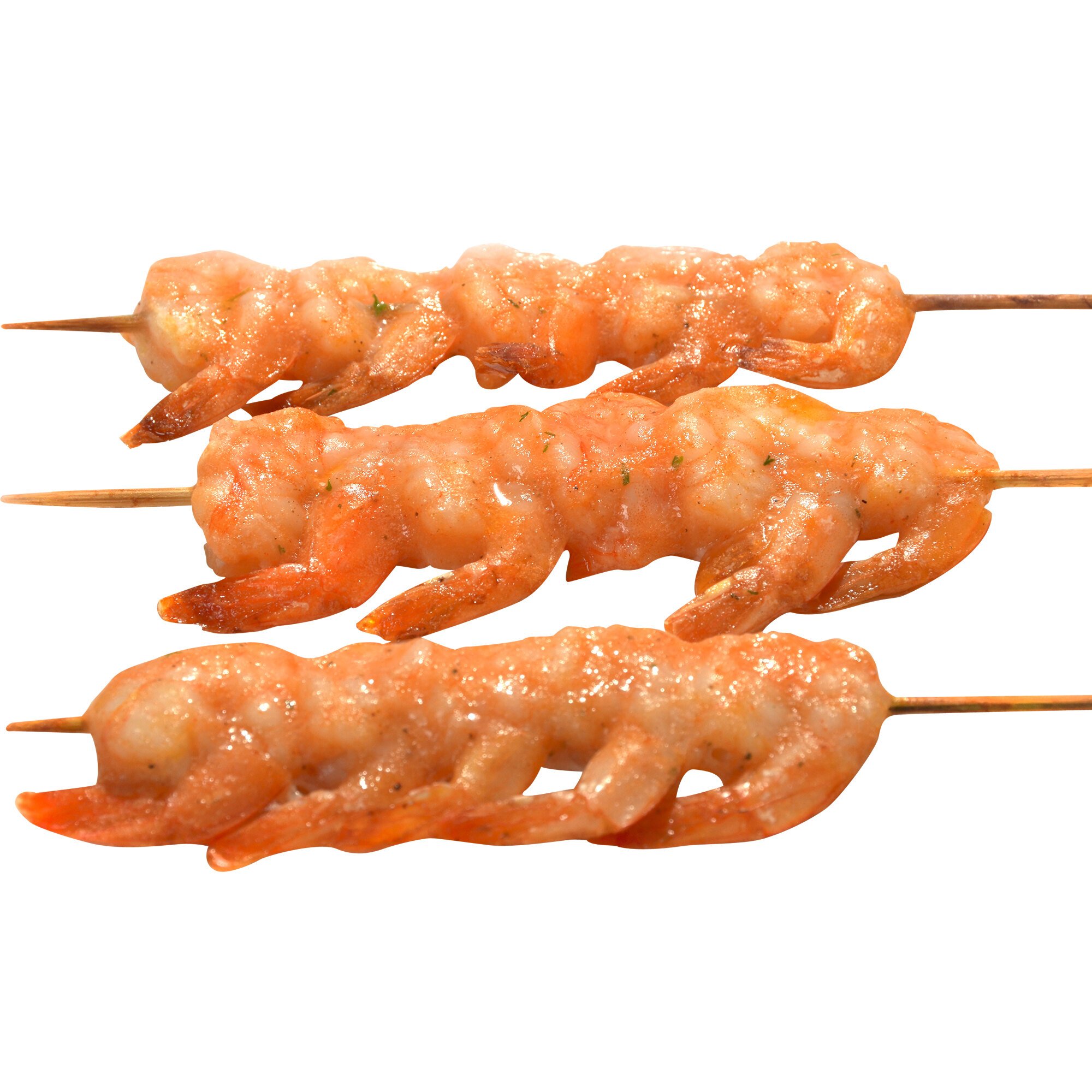 King & Prince 41/50 Size Classic Shrimp Skewer 1.35 lb. - 4/Case