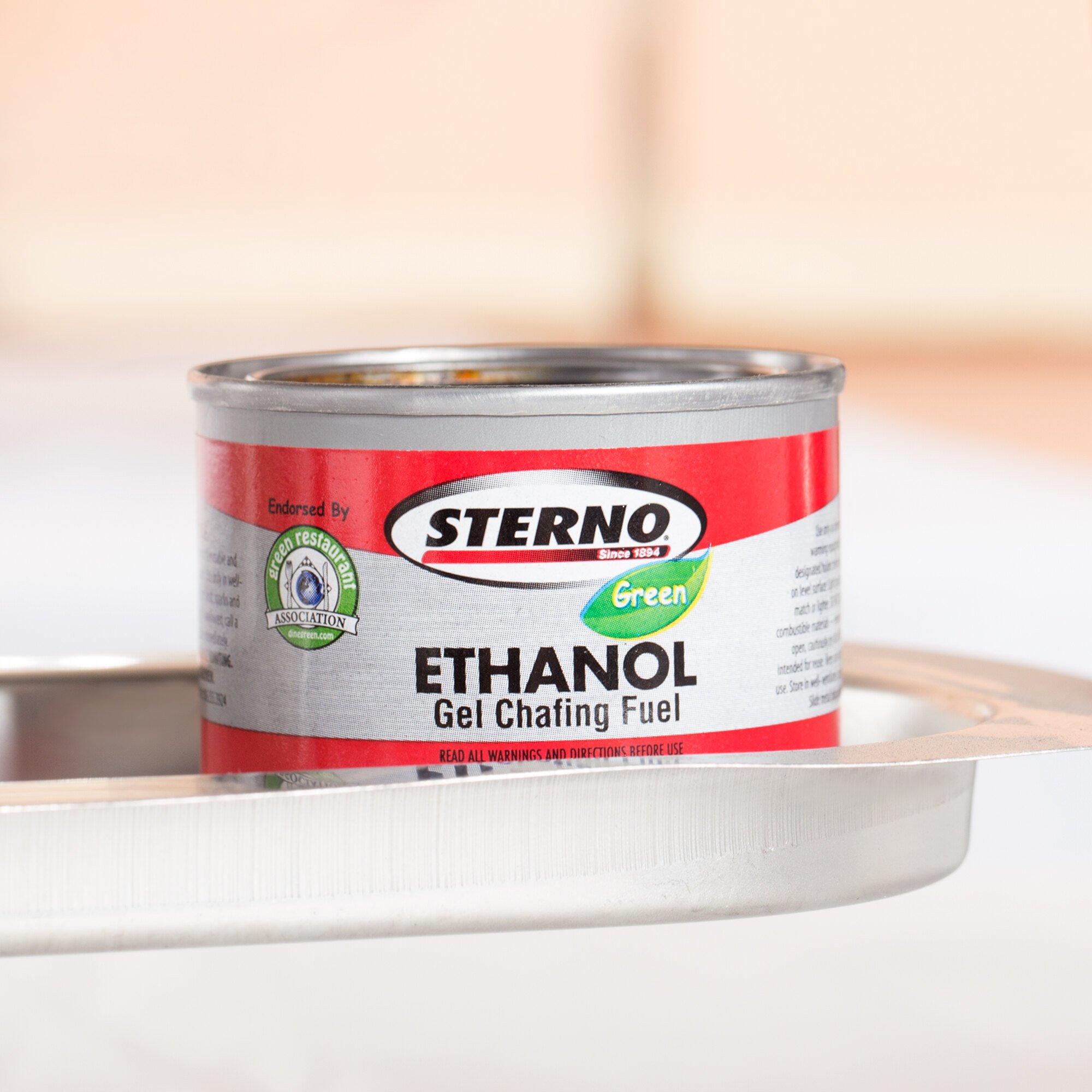Sterno 20106 45 Minute Ethanol Gel Chafing Dish Fuel Canister 144/Case