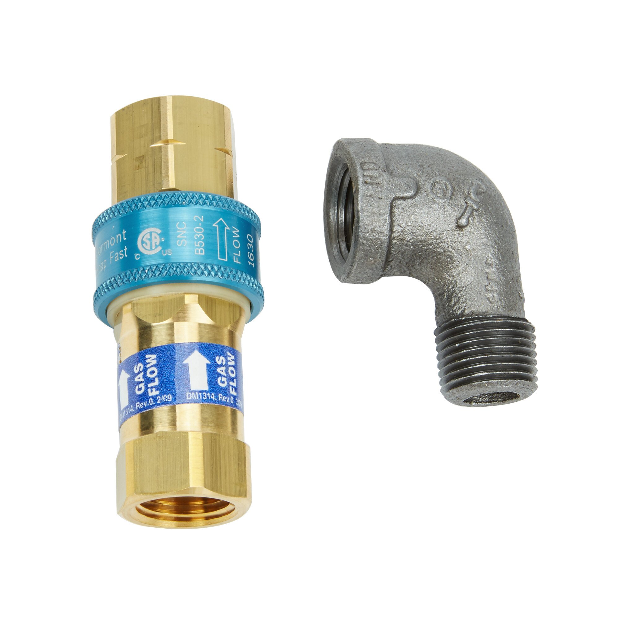 Dormont 1650BPQR36 SnapFast® 36" Gas Connector Kit with Restraining