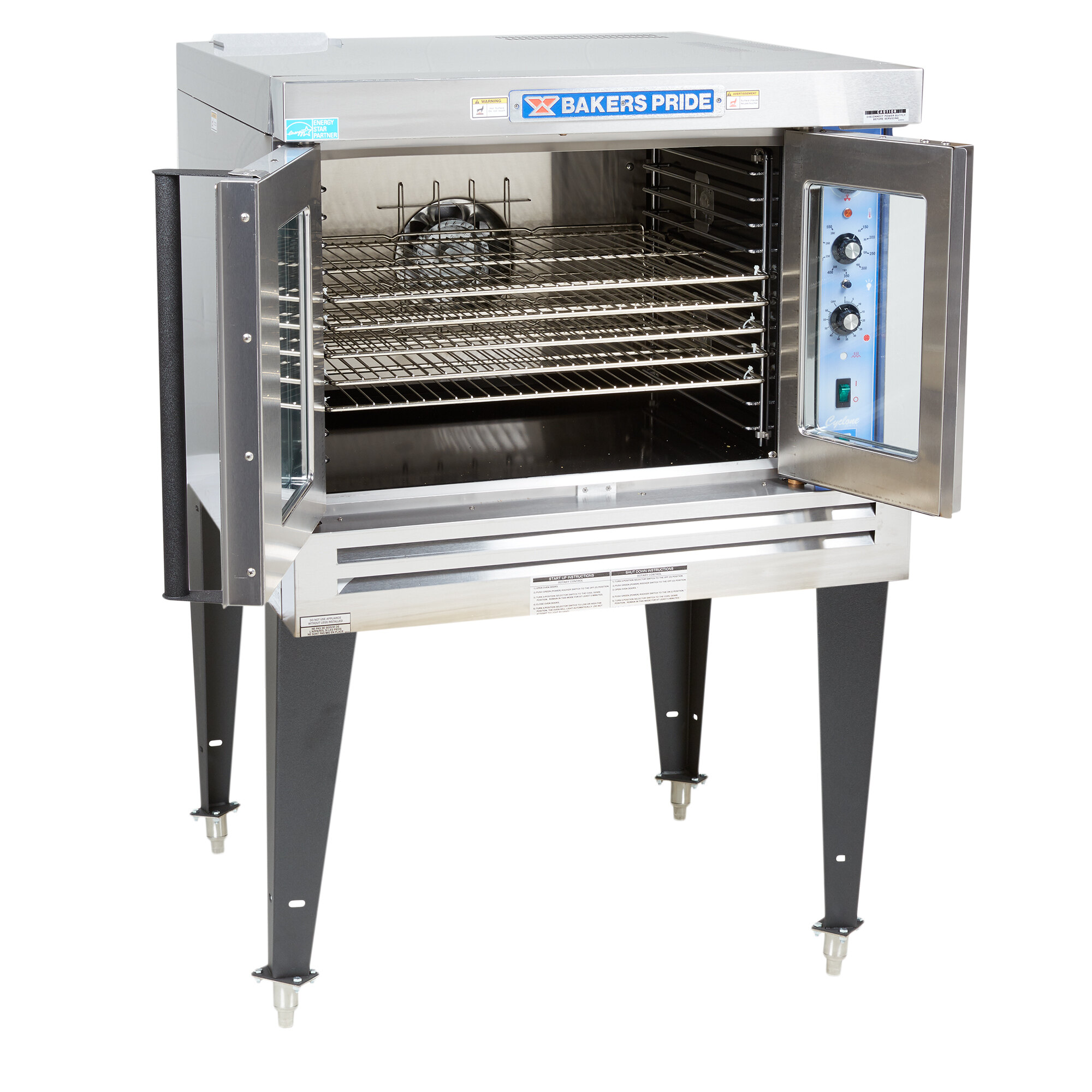 Bakers Pride GDCOG1 Cyclone Series Liquid Propane Single Deck Full