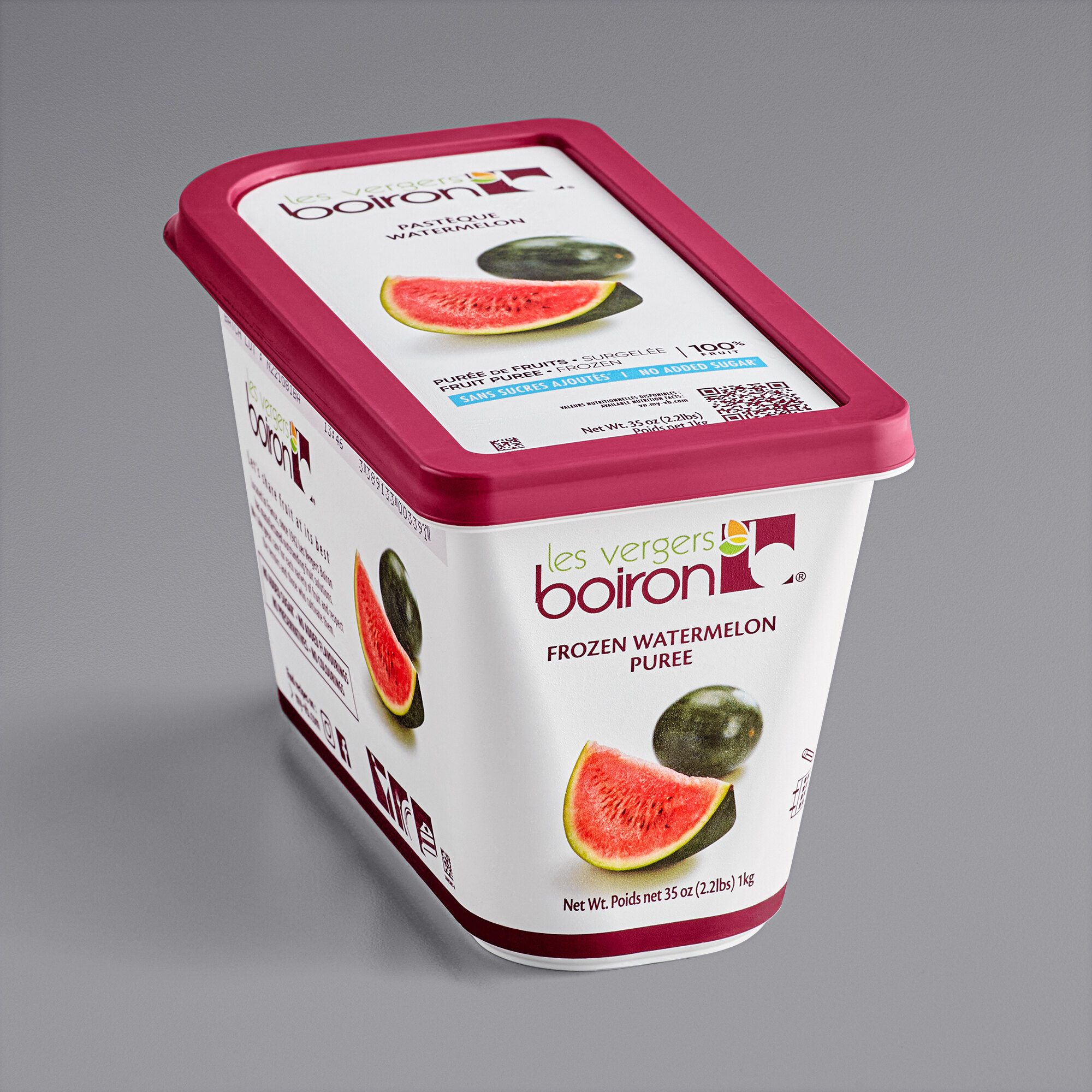 Les Vergers Boiron Watermelon 100 Fruit Puree 2.2 lb.