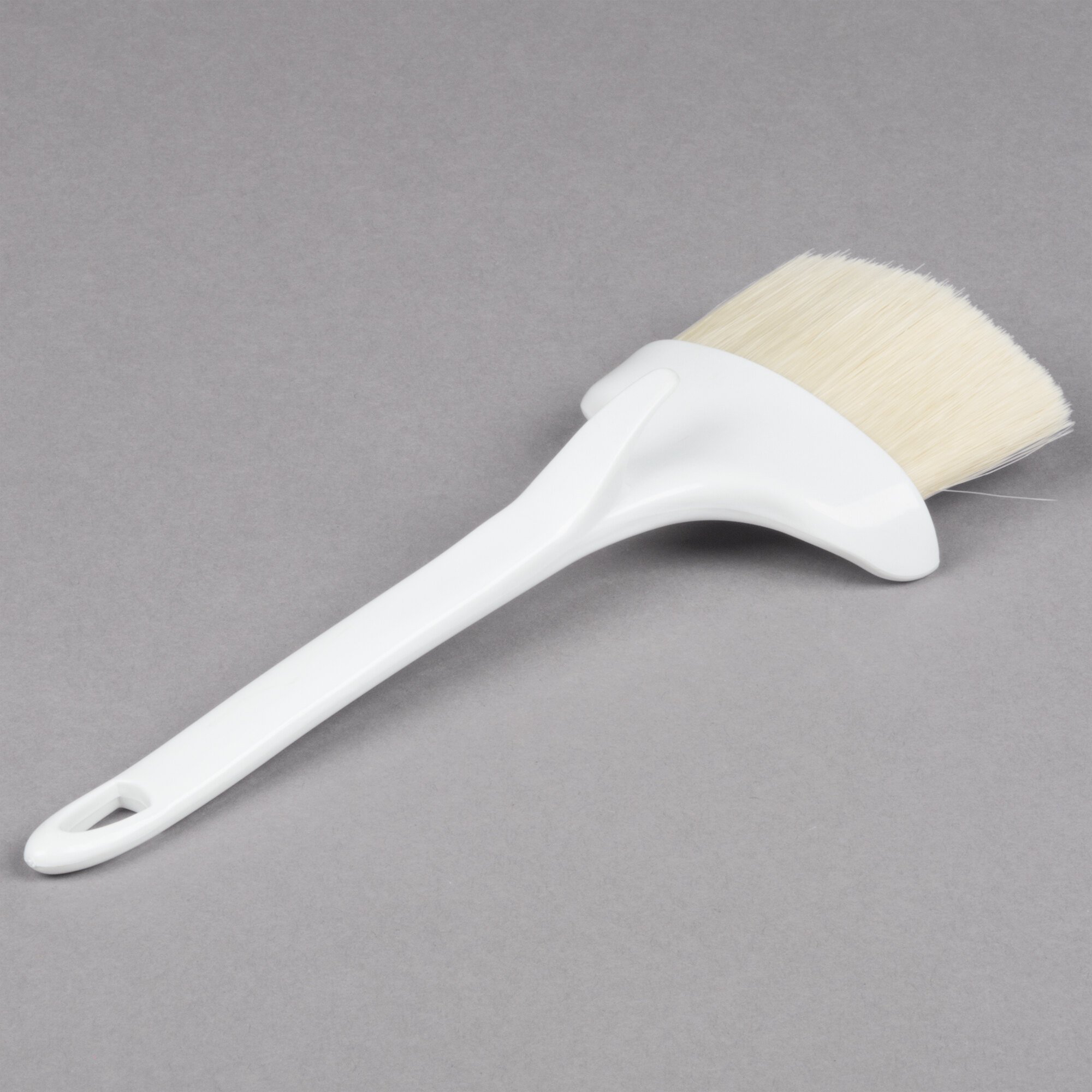 3"W Boar Bristle Pastry/Basting Brush with Hook and Concave Head