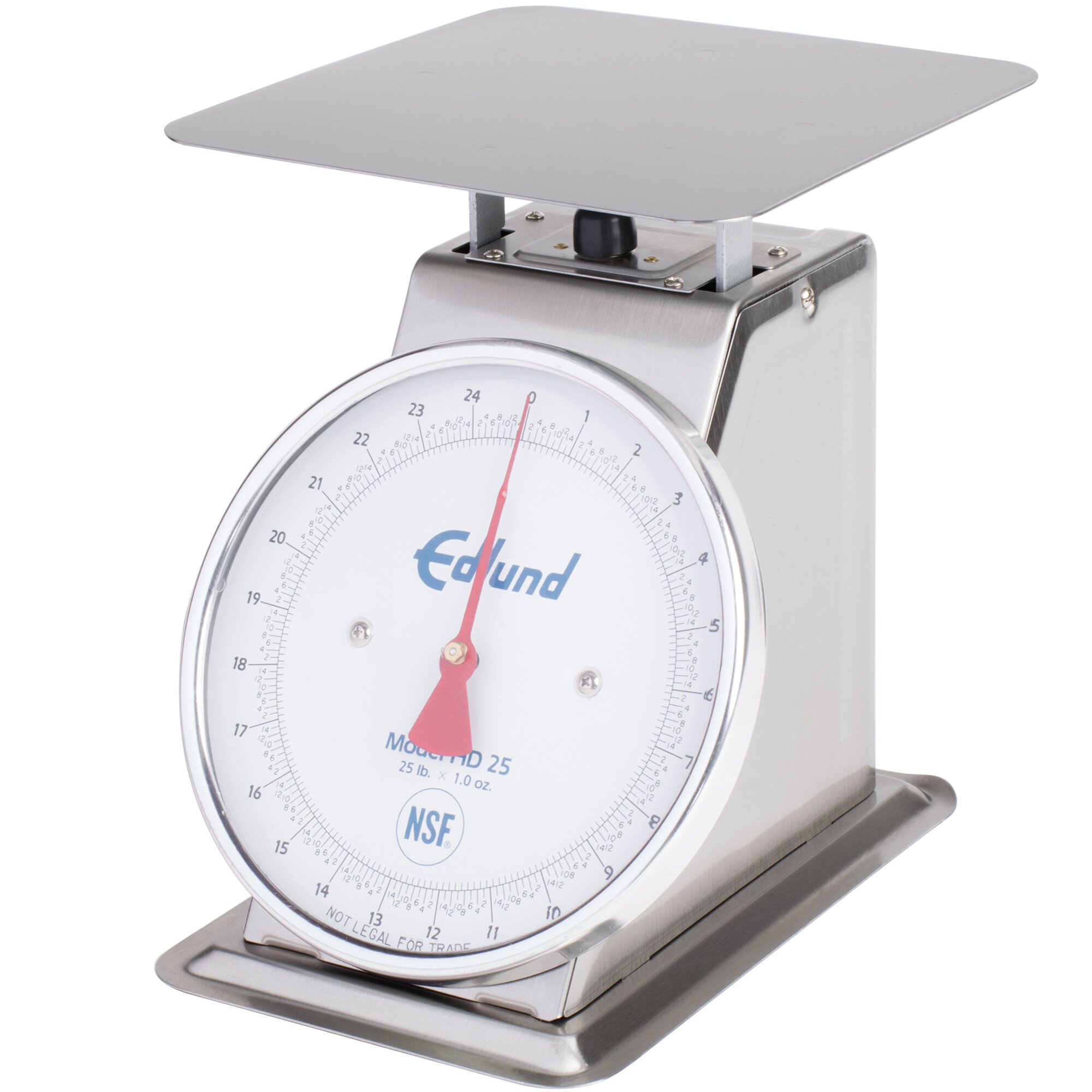 Edlund HD-25 Heavy-Duty 25 lb. Portion Scale with 8 1/2