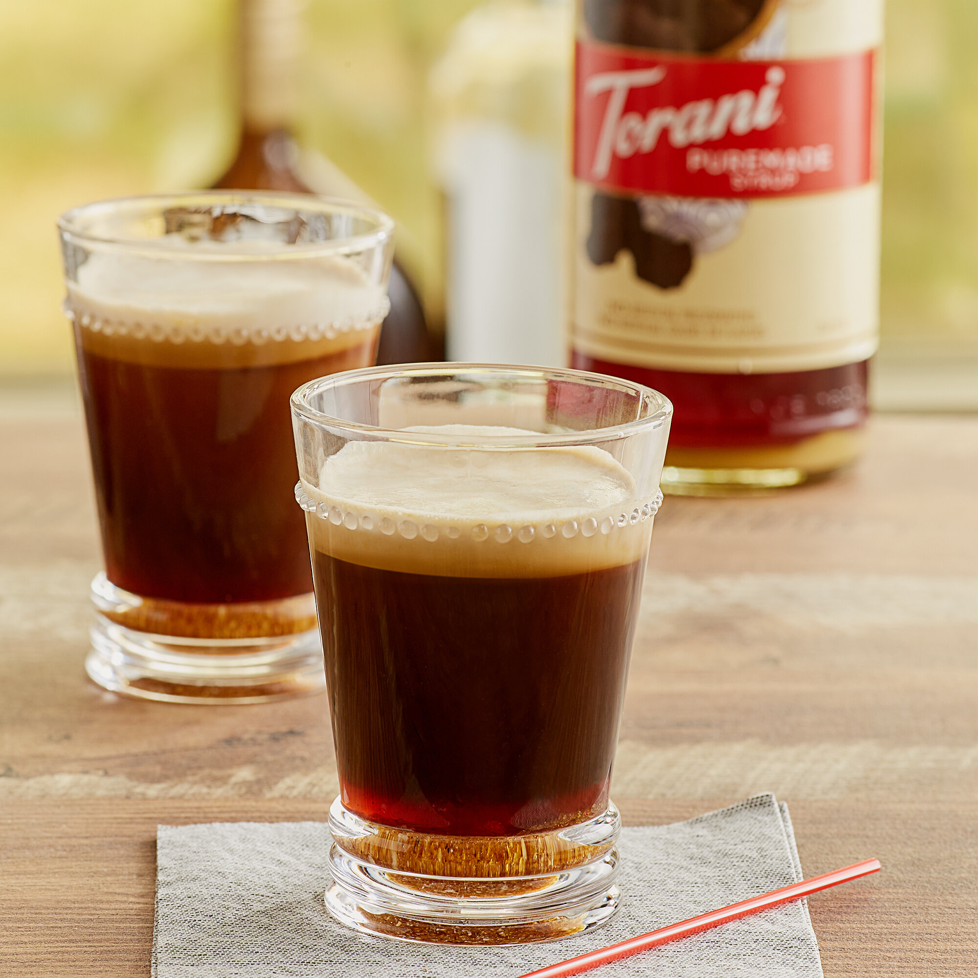 Torani 750 mL Puremade Black Sugar Flavoring Syrup