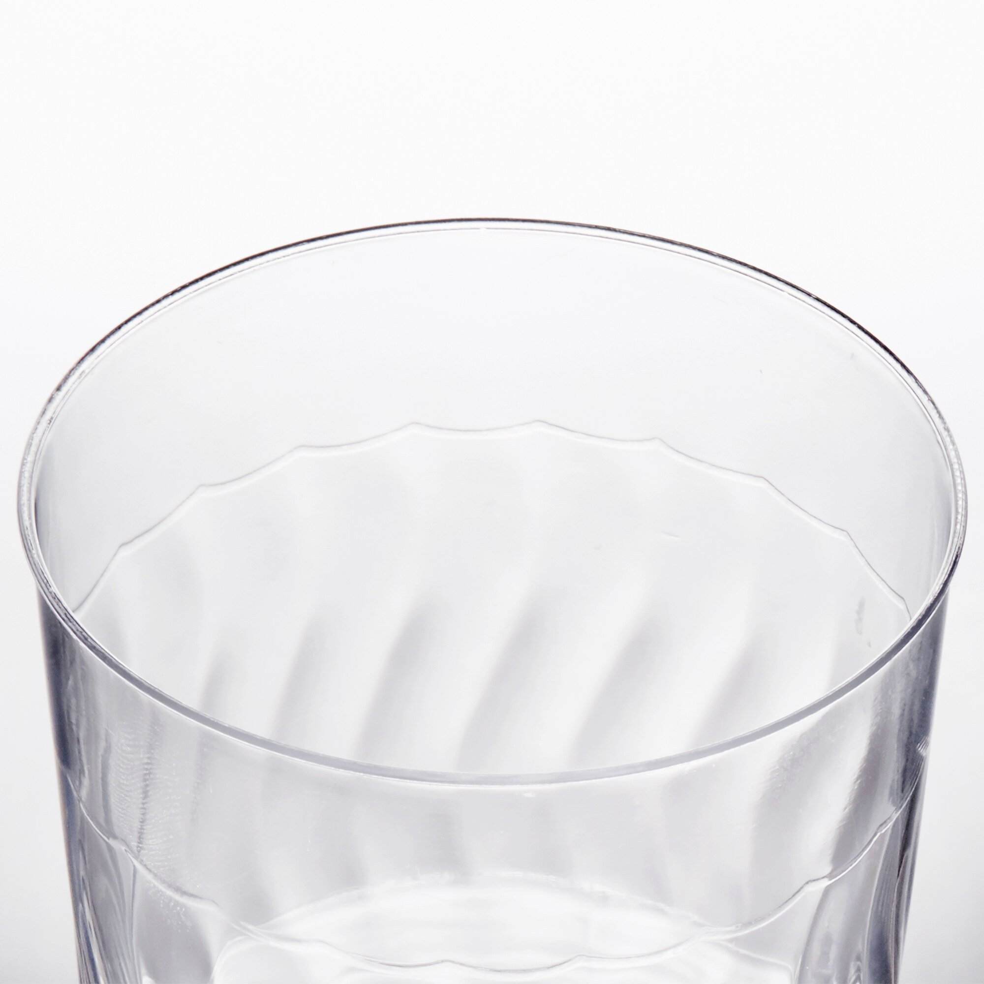 Fineline Flairware 2208 8 oz. 1Piece Clear Plastic Wine Cup 240/Case