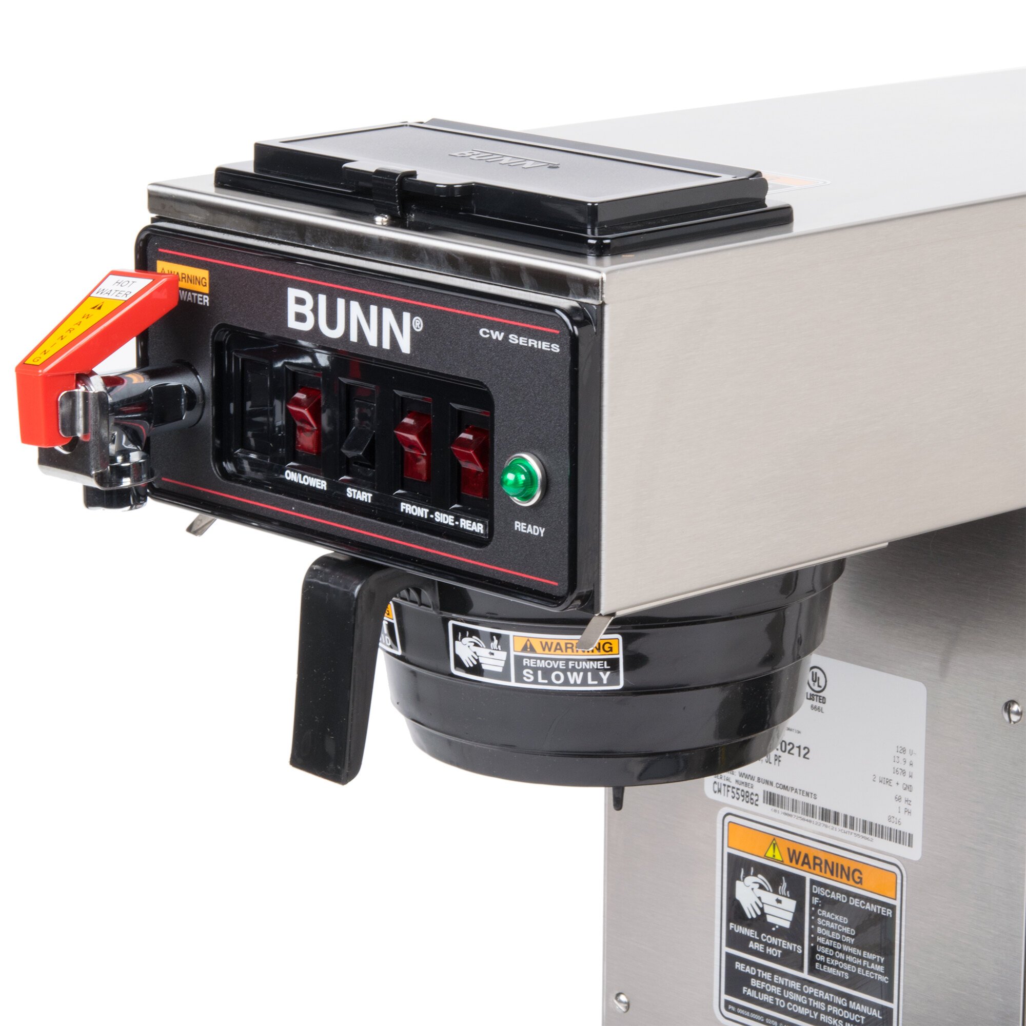 Bunn 12950.0212 CWTF153 12 Cup Automatic Coffee Brewer with 3 Lower
