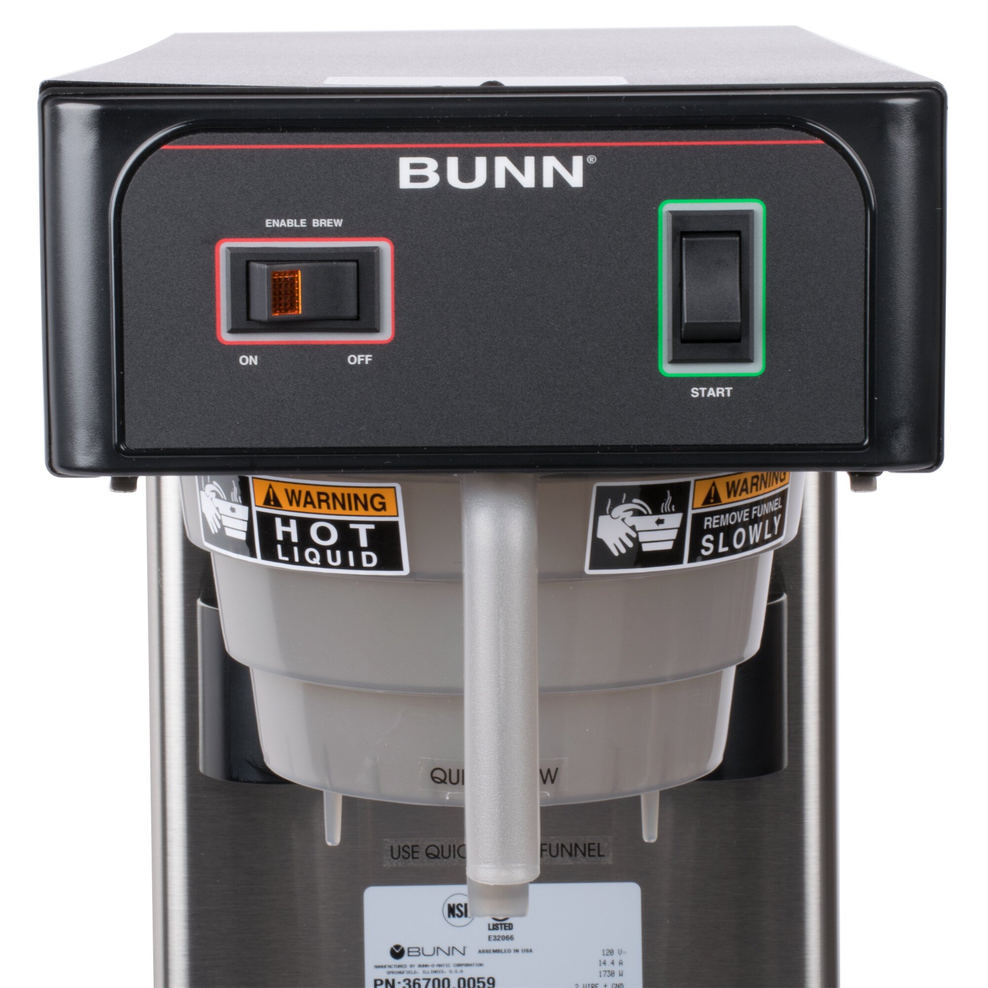 Bunn 36700.0059 TB3Q Quick Brew 3 Gallon Iced Tea Brewer with 25 3/4