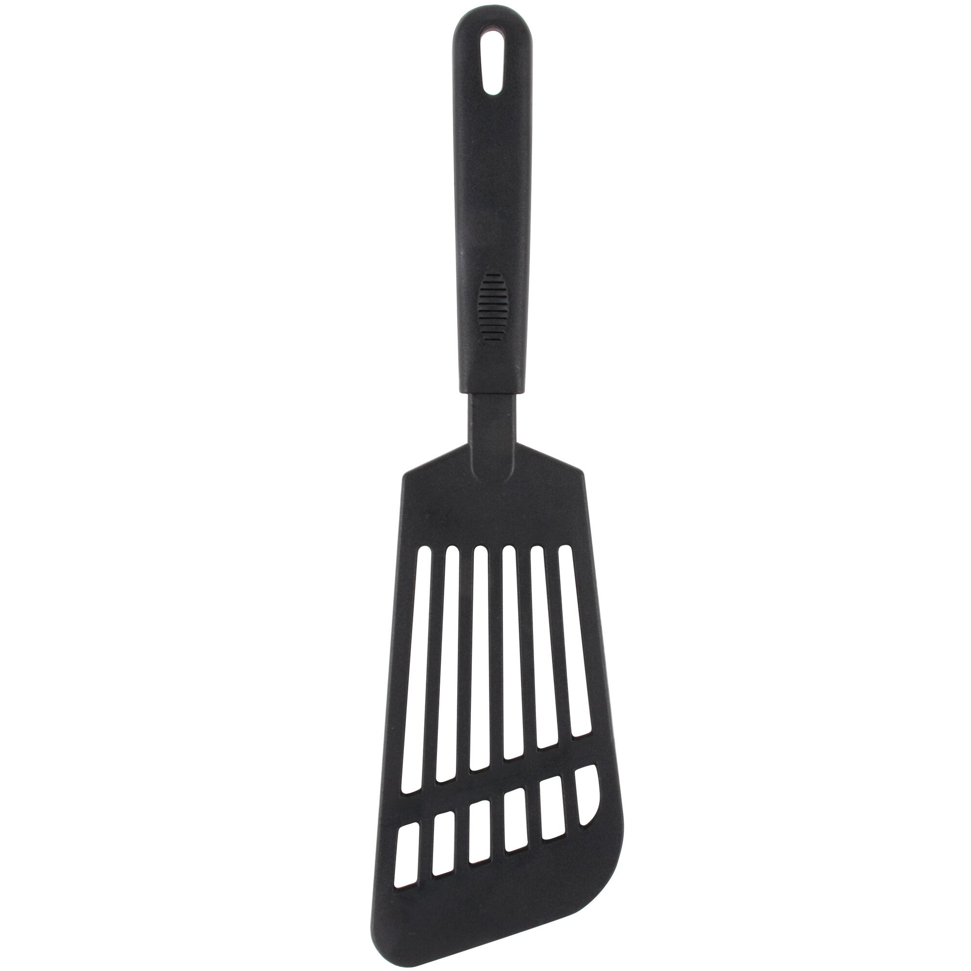 12" Black Nylon Slotted Heat Resistant Turner / Spatula