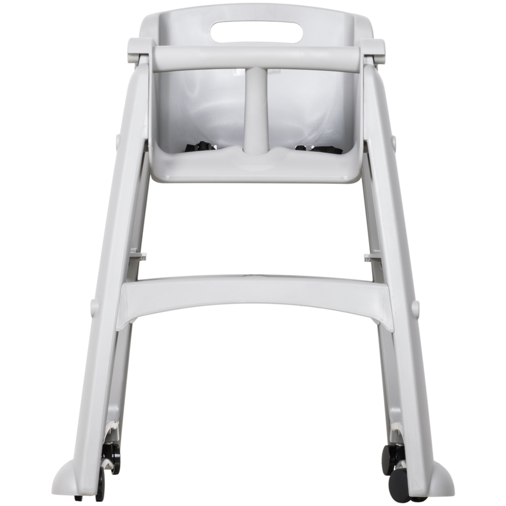 Rubbermaid FG780508PLAT Platinum Sturdy Chair Restaurant High Chair