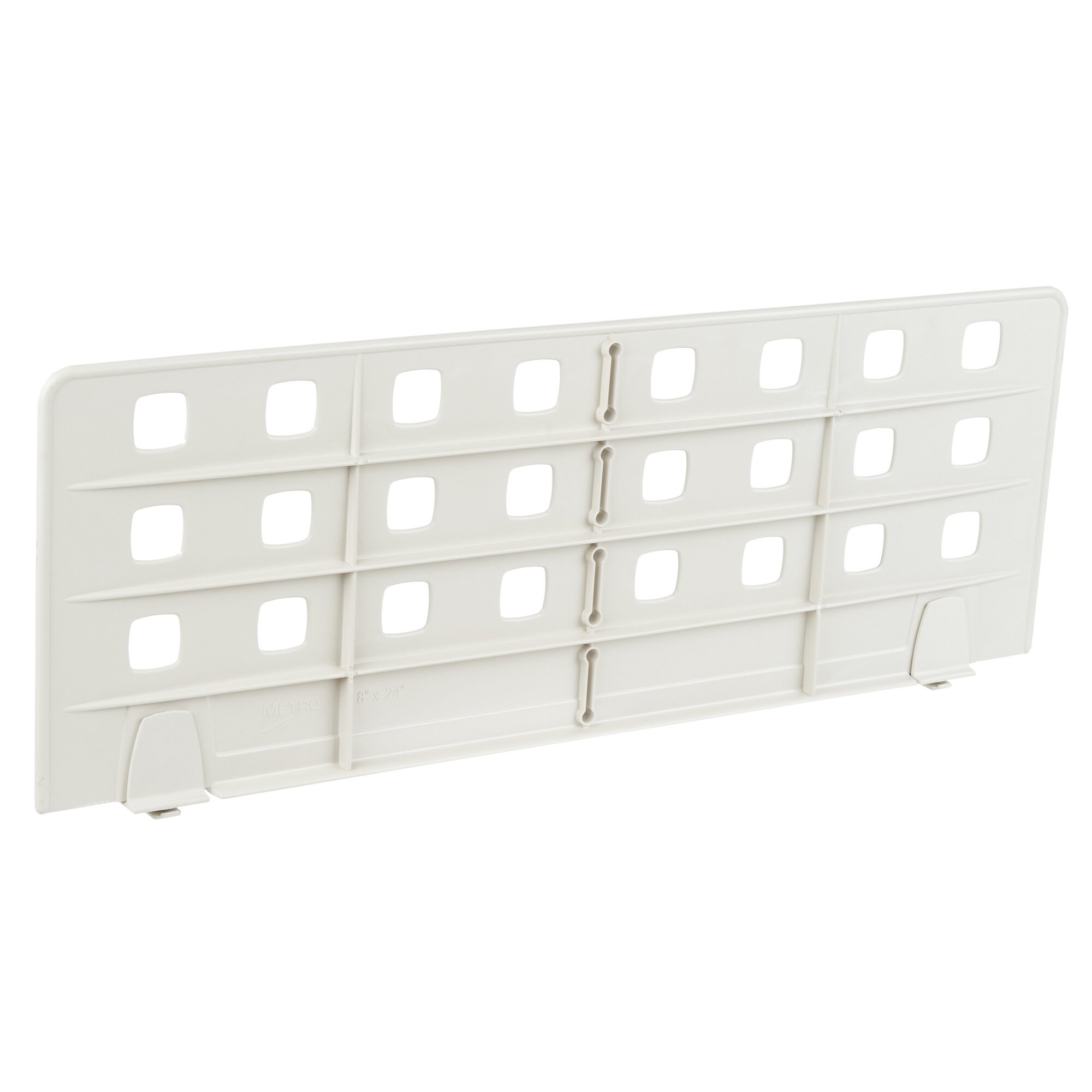 Metro MUD24 8 24 Universal Shelf Divider For Open Grid And Wire Shelves   1258587 