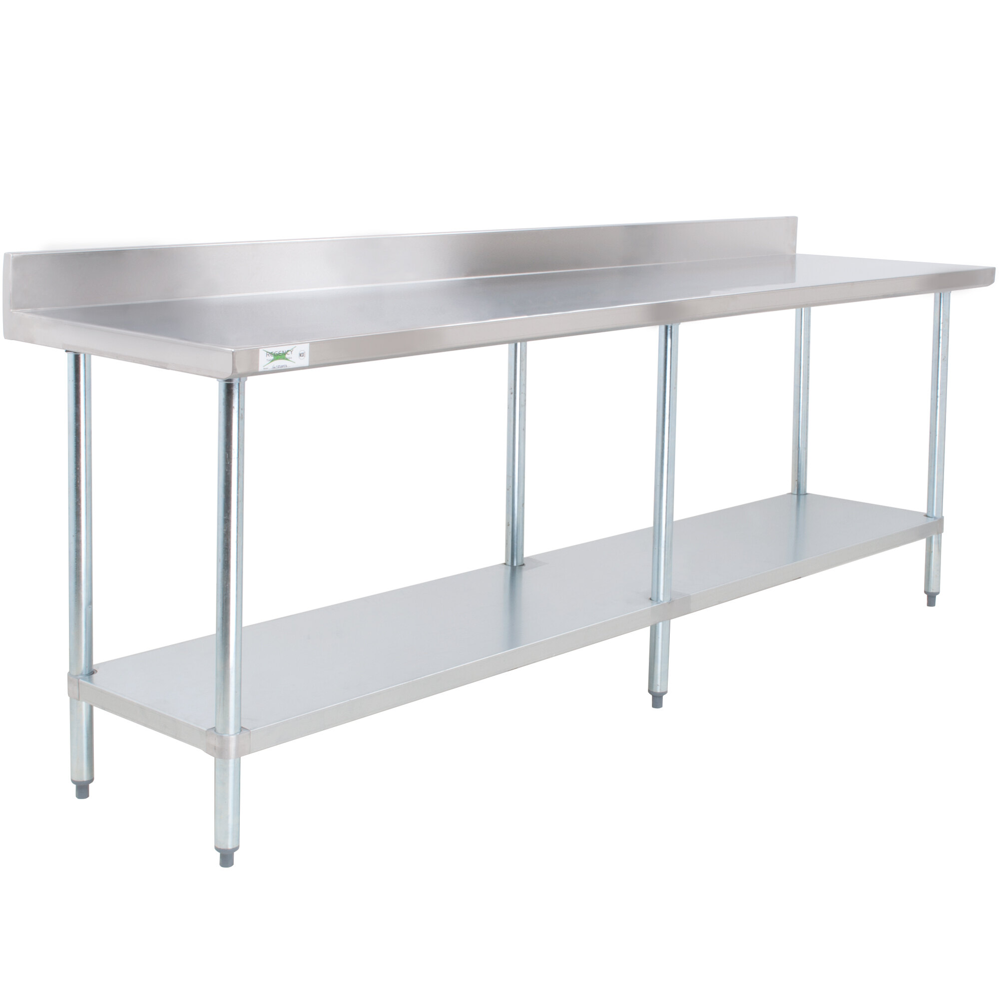 Regency 30" x 96" 18Gauge 304 Stainless Steel Commercial Work Table