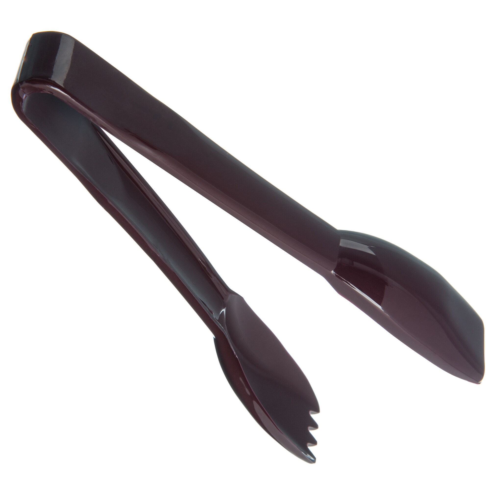 Carlisle 460601 Carly 6" Brown Plastic Salad Tongs