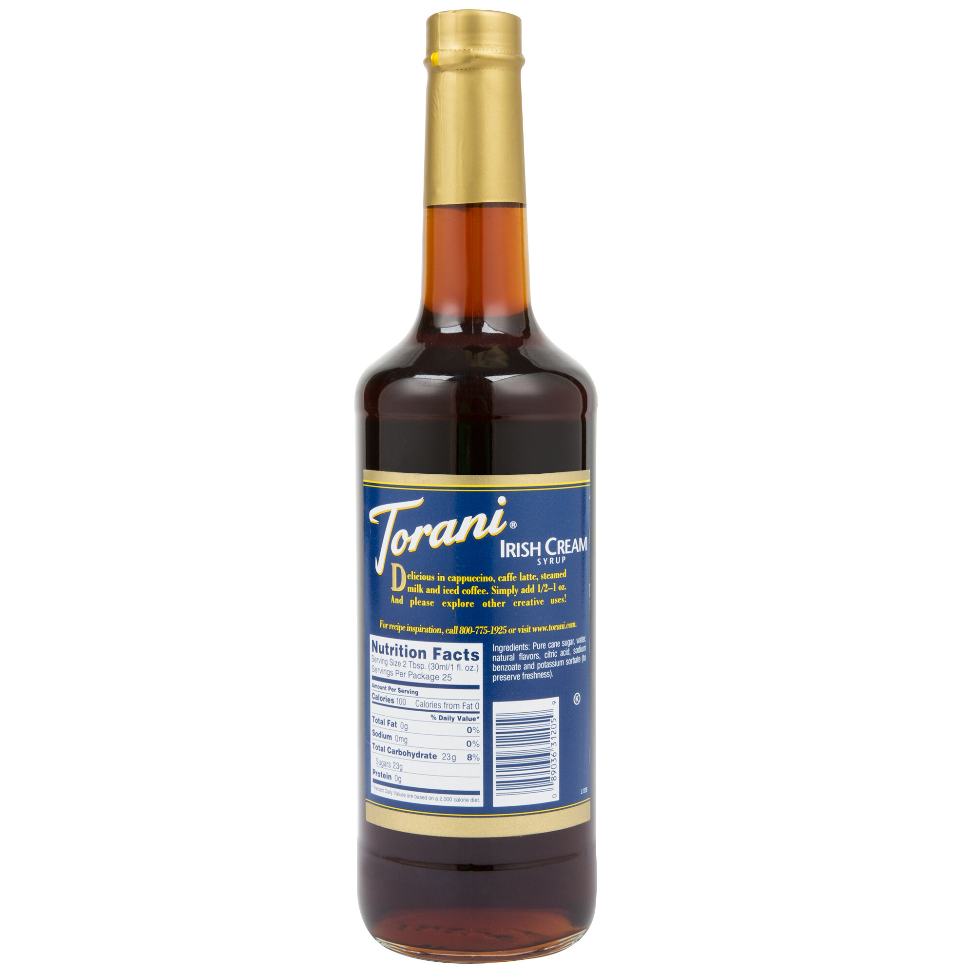 Torani Irish Cream Syrup 750 mL staurantStore