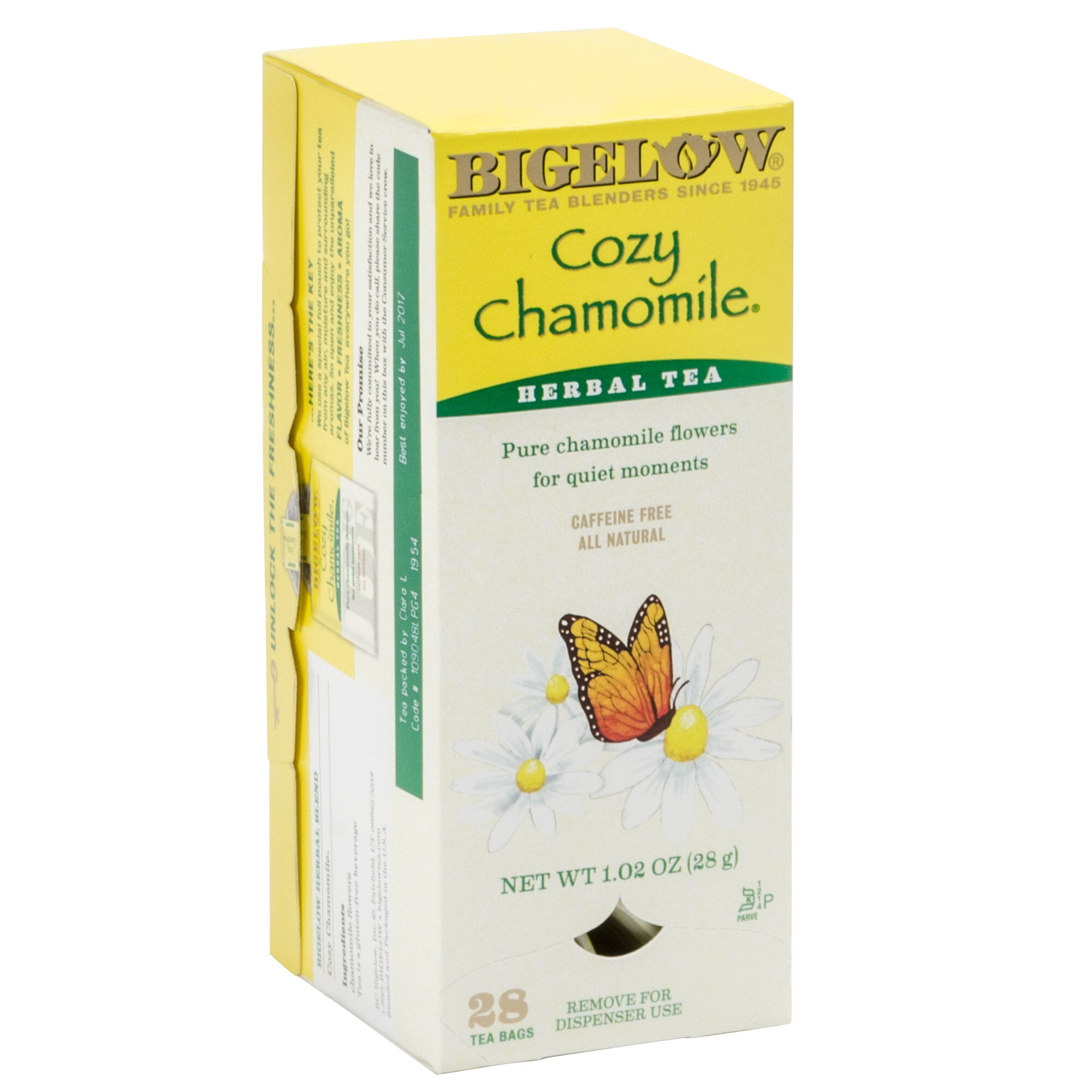 Bigelow Cozy Chamomile Herbal Tea Bags 28/Box