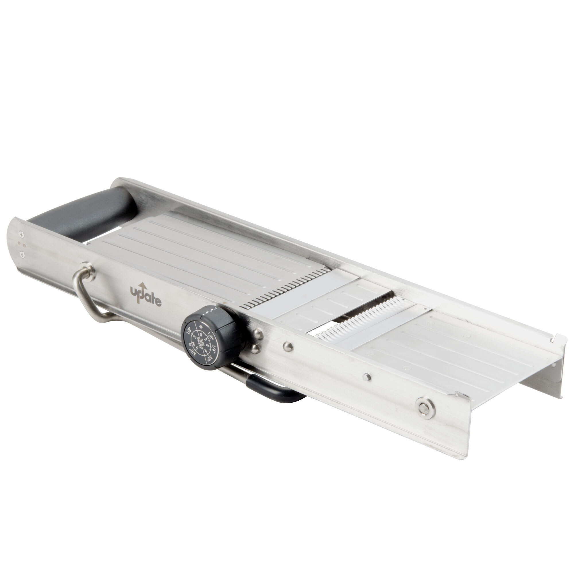 Stainless Steel Mandoline Slicer with 4 BuiltIn Blades