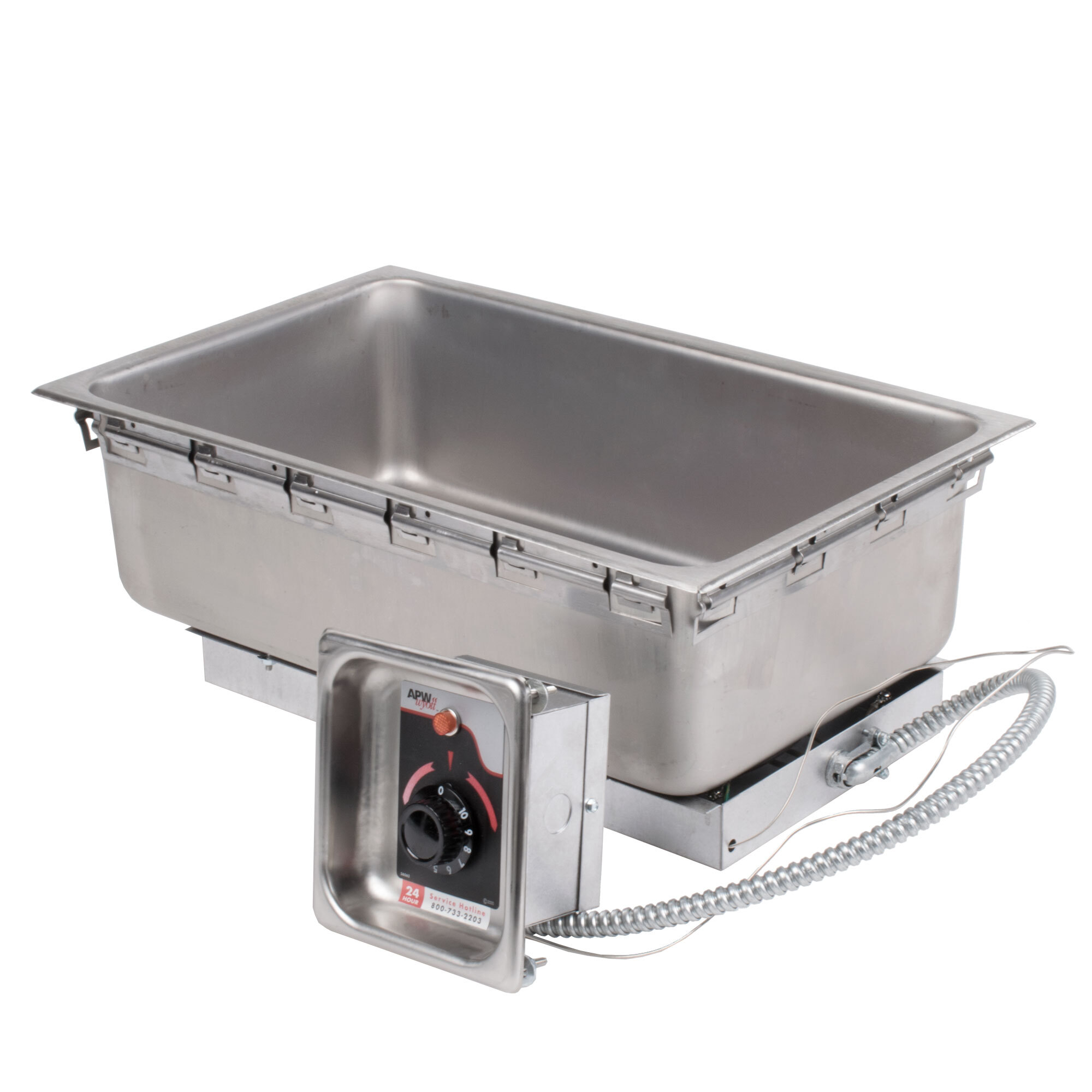 APW Wyott TM90D UL High Performance Uninsulated One Pan Drop In Hot