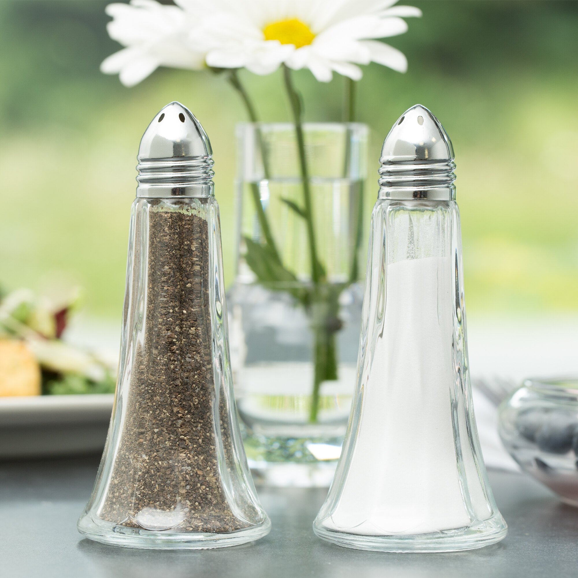 Libbey 70022 Winchester 1.5 oz. Salt and Pepper Shaker Set