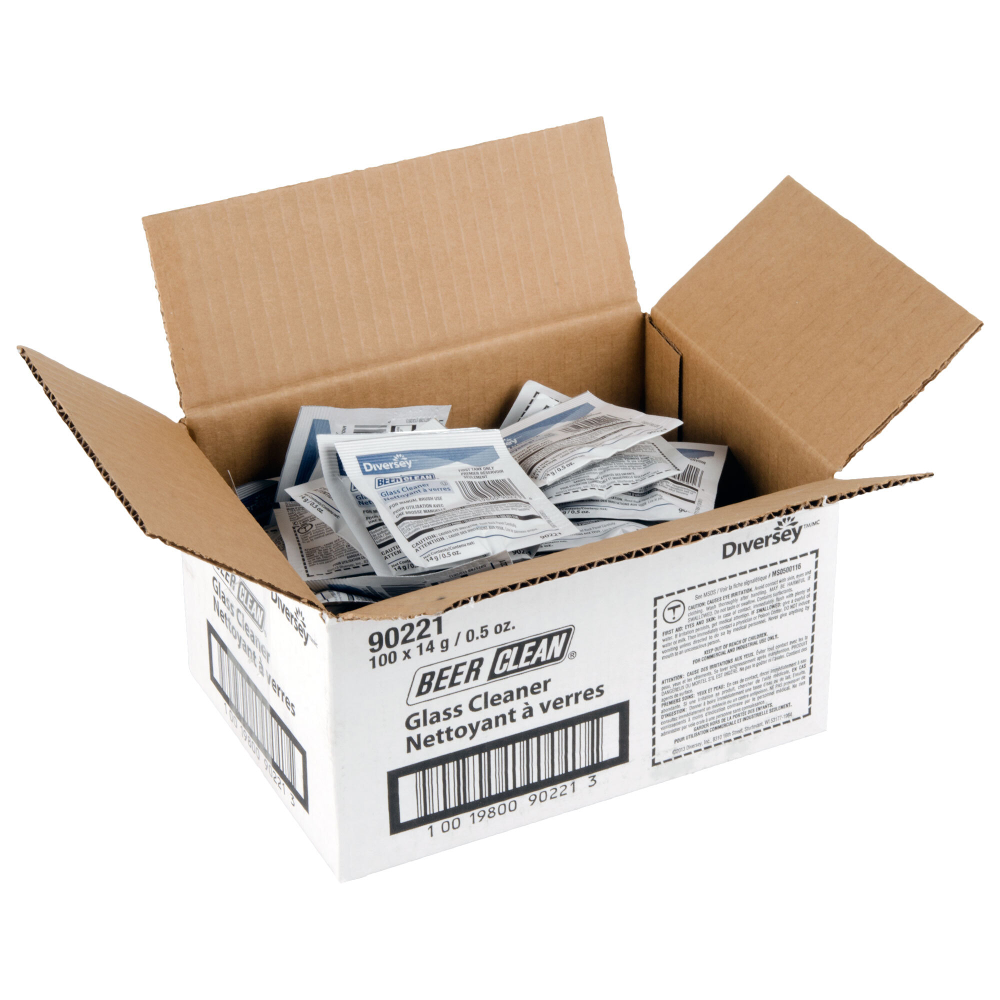 Diversey 990221 Beer Clean Bar Glass Cleaner Regular Formula 0.5 oz