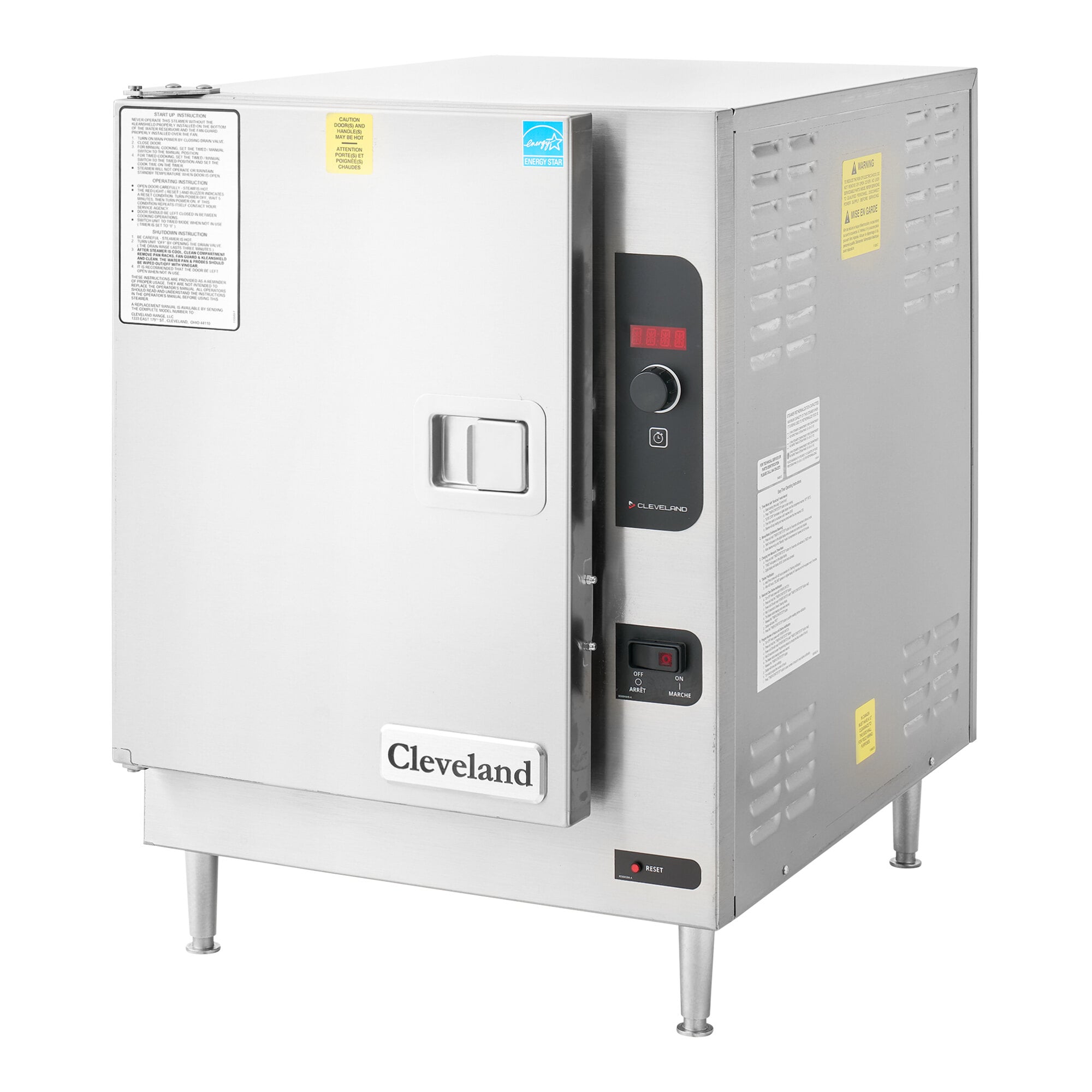 Plateau Cuiseur vapeur à convection de comptoir électrique Cleveland 22CET6.1 - 208V, 3 Phase, 12 kW — image 2
