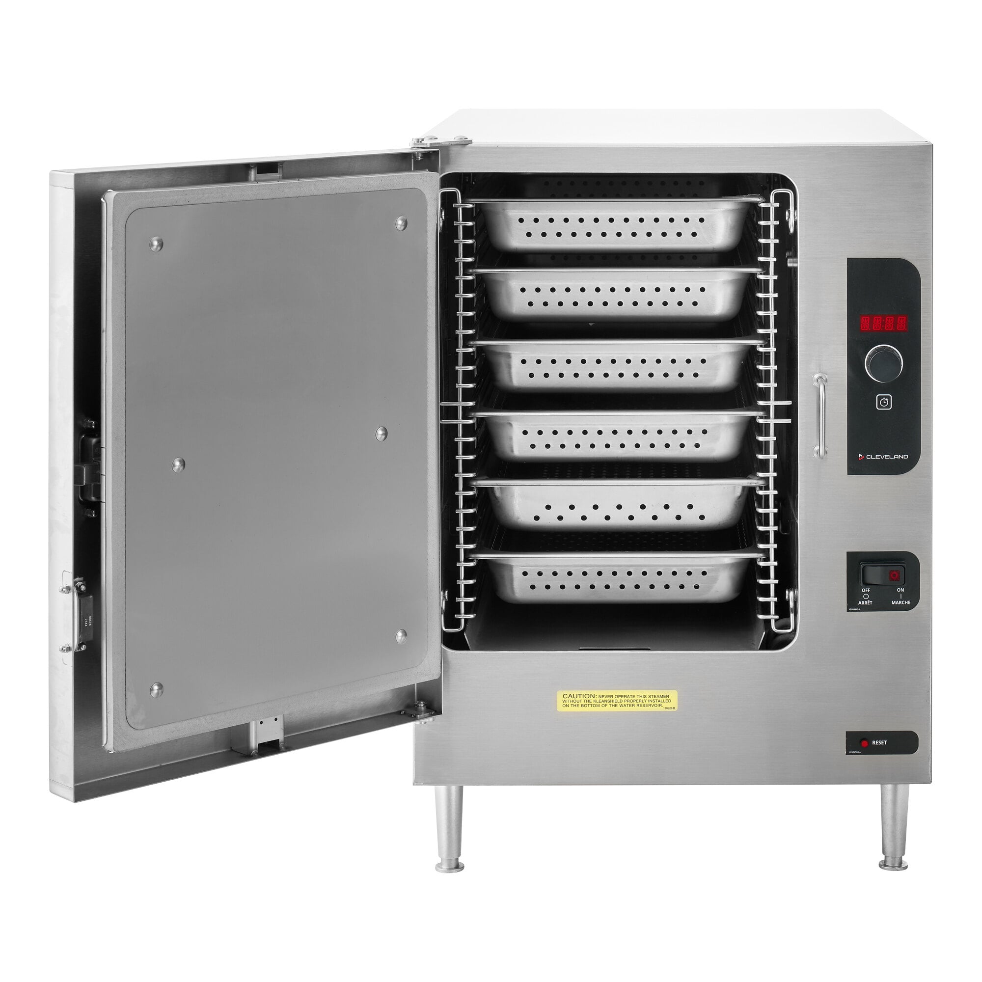 Plateau Cuiseur vapeur à convection de comptoir électrique Cleveland 22CET6.1 - 208V, 3 Phase, 12 kW — image 3