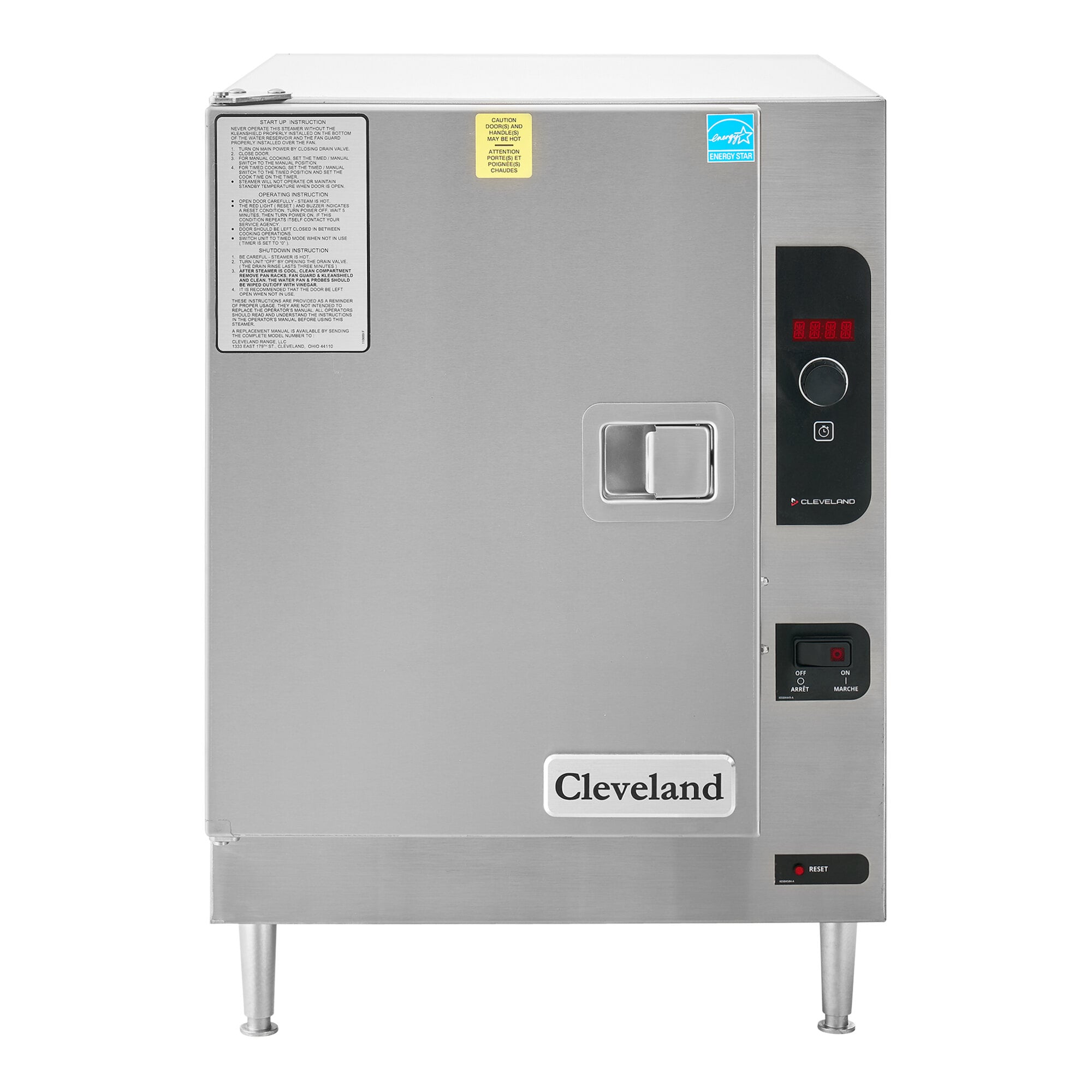 Plateau Cuiseur vapeur à convection de comptoir électrique Cleveland 22CET6.1 - 208V, 3 Phase, 12 kW — image 4