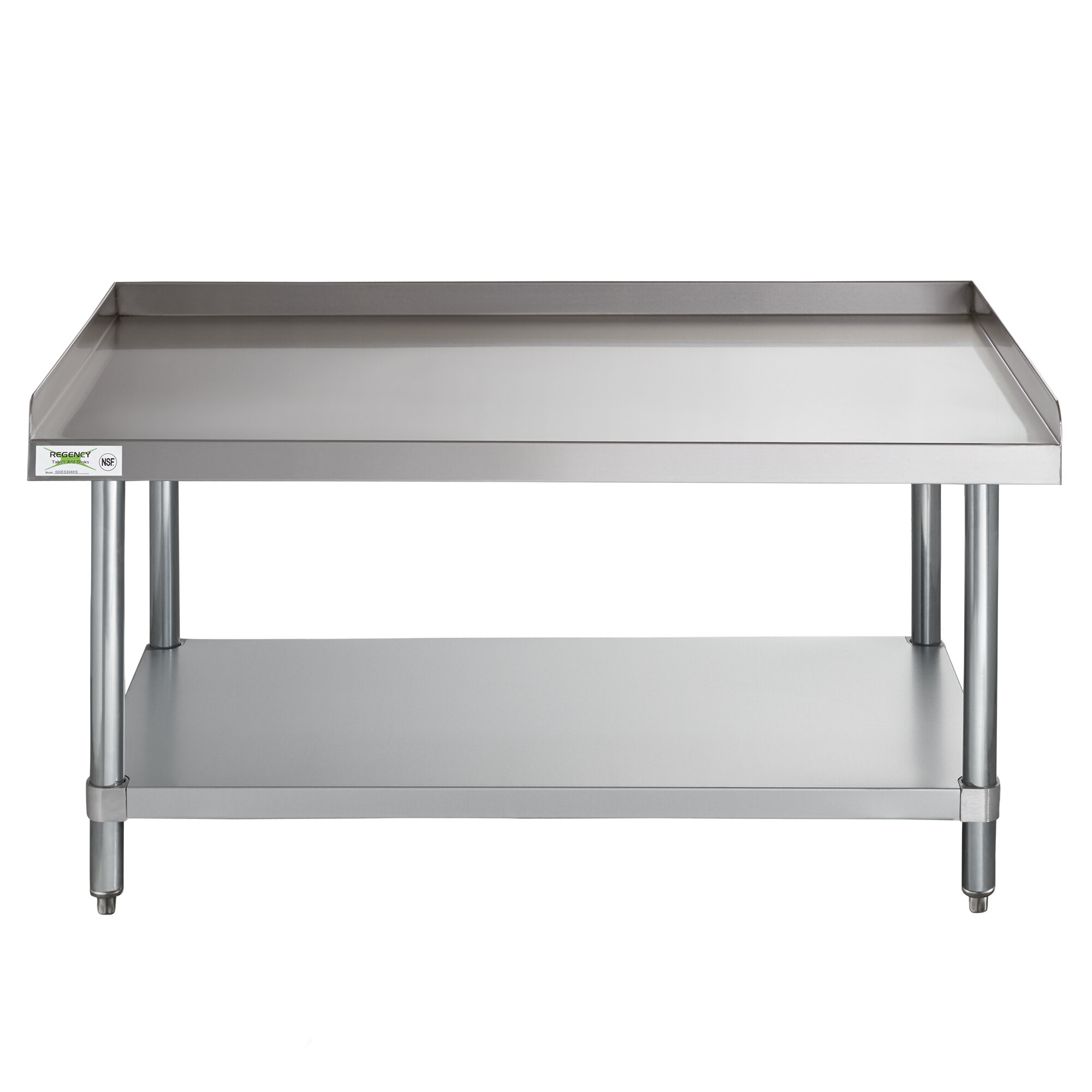 Regency 30" X 36" 16-Gauge Stainless Steel Equipment Stand With Undershelf