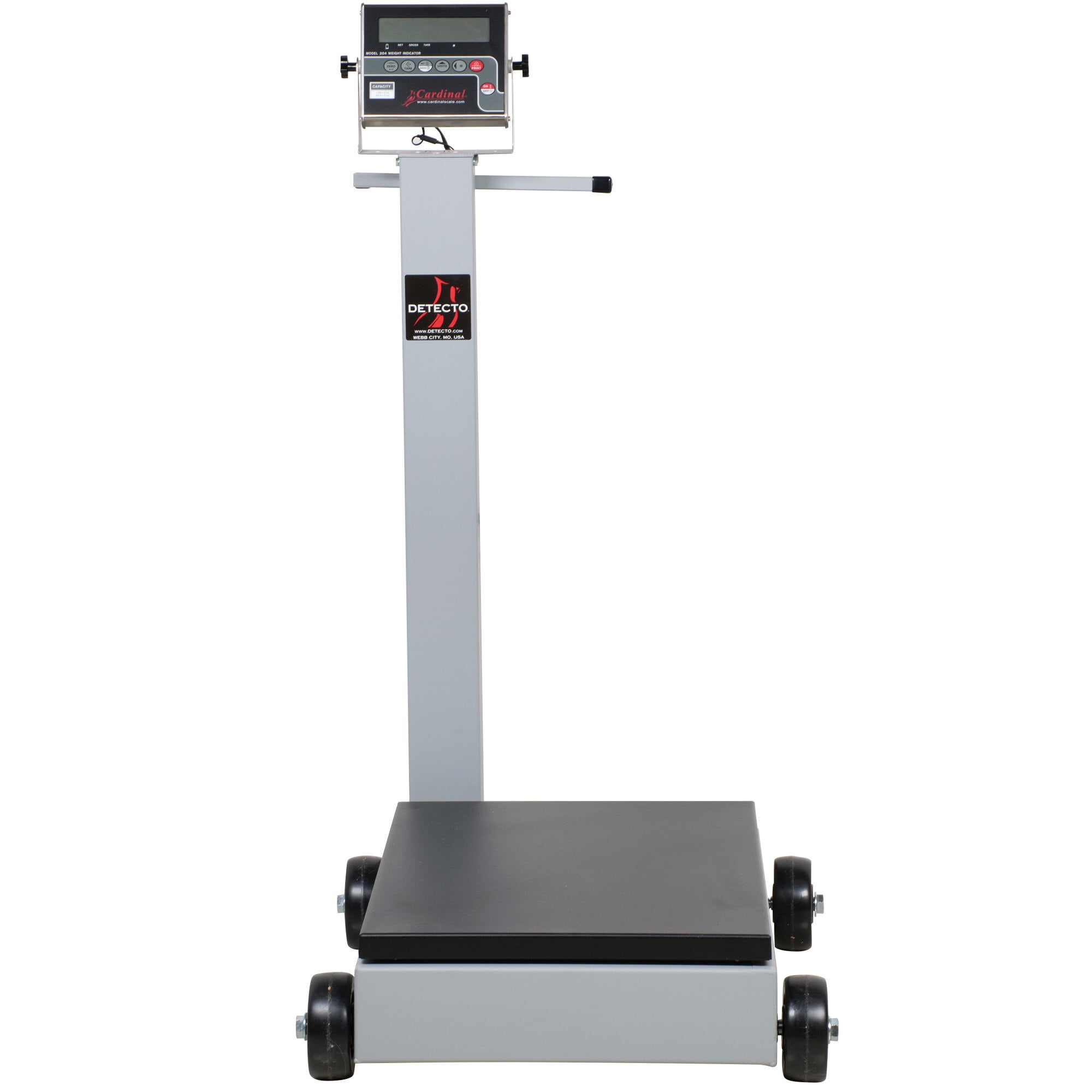 Cardinal Detecto 8852F-204 1000 lb. Portable Digital Floor Scale with ...